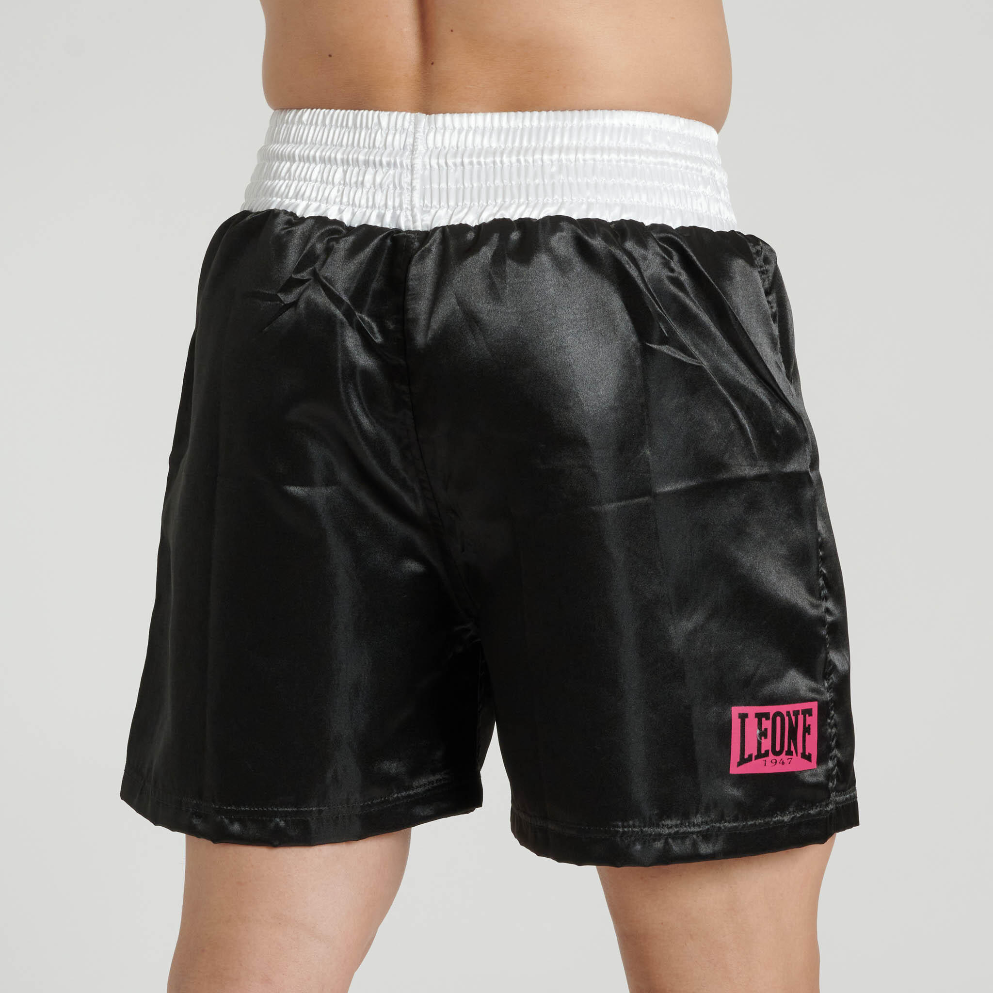 Leone1947 Calções de boxe Color Block Retro pretos M 2/4
