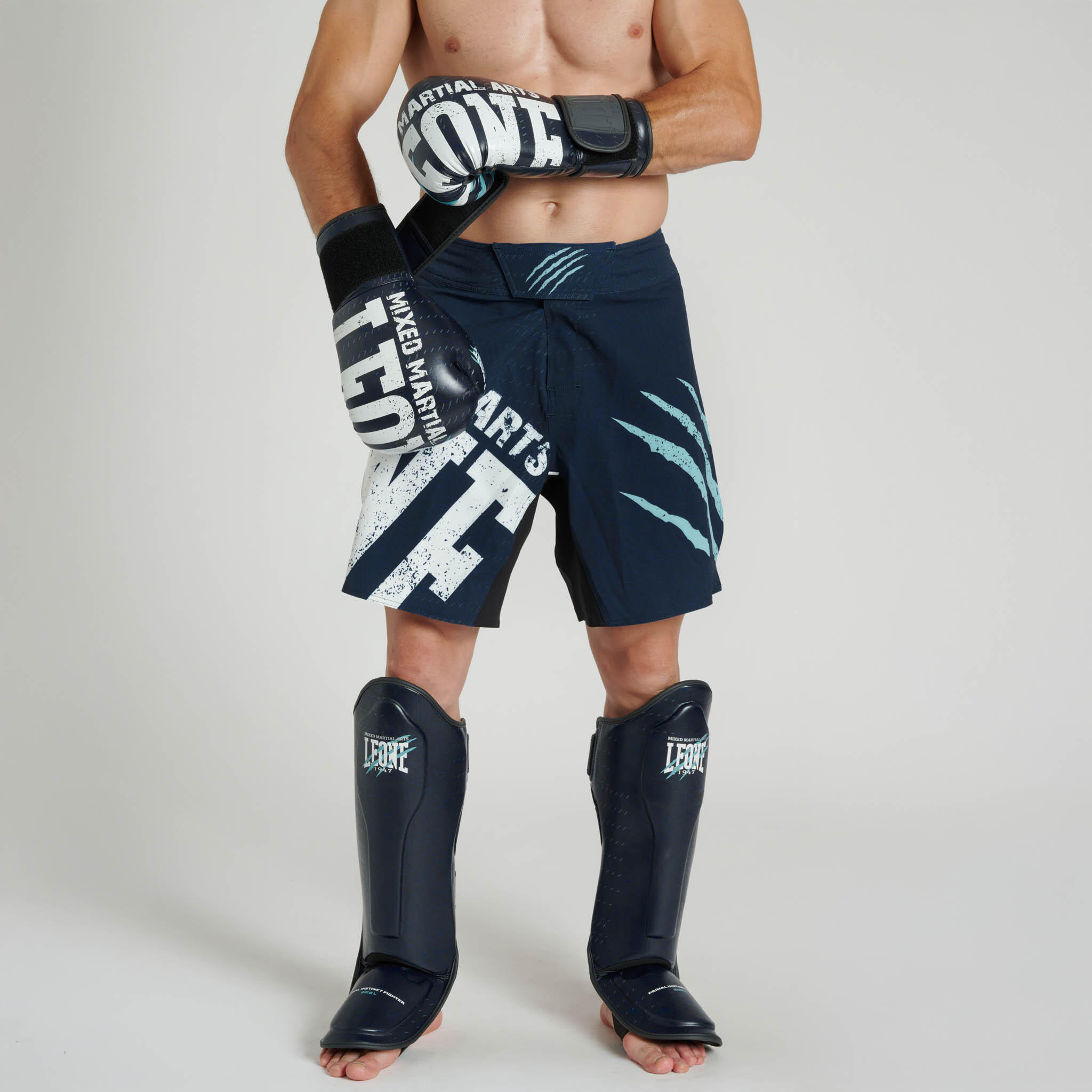 Pantalones MMA Leone1947 Primal Instinct Bold azul XL 5/6