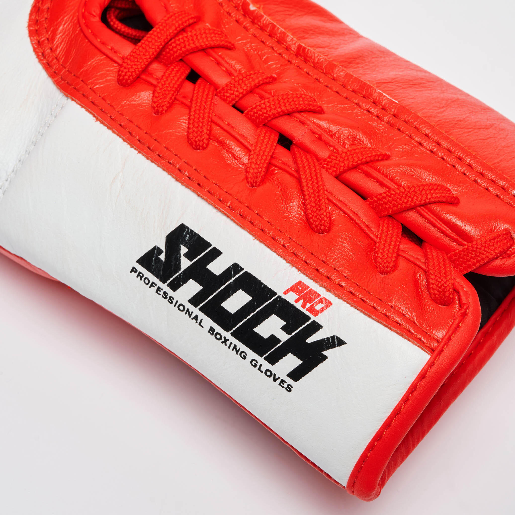 Leone1947 Guantes SHOCK PRO ROPES cordones rojo 8 oz 5/7