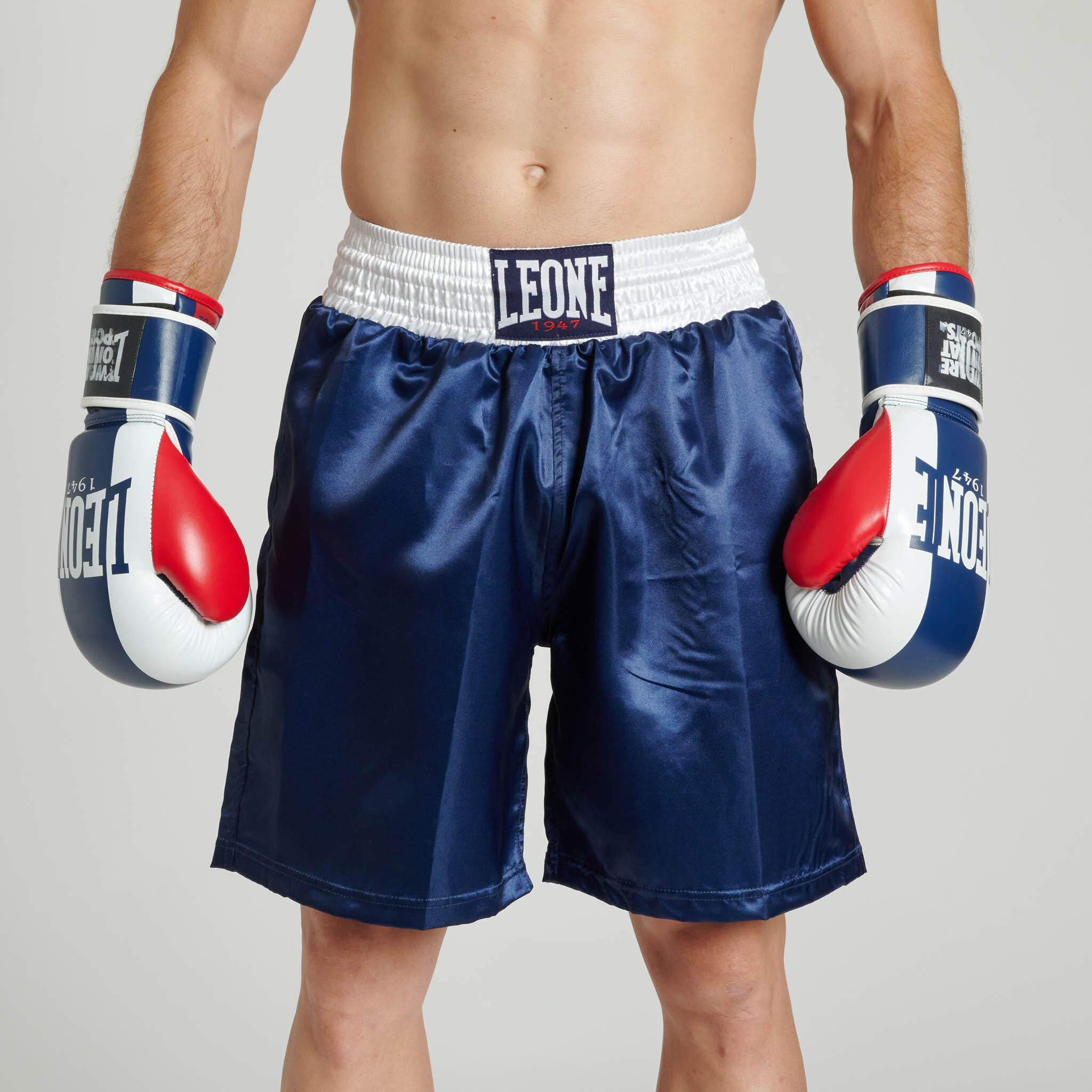 Leone1947 Pantalón de boxeo Color Block azul S 4/4