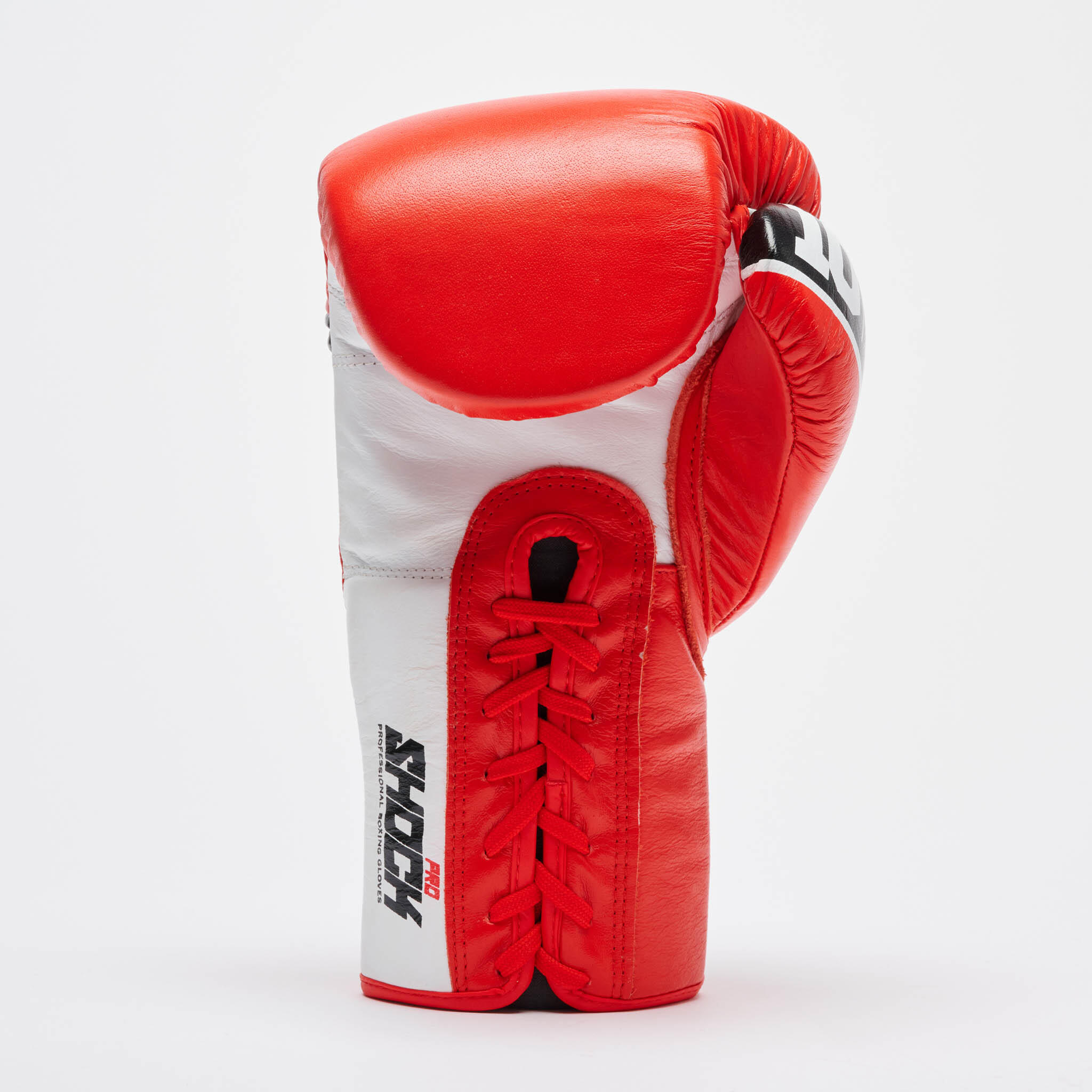 Leone1947 Guantes SHOCK PRO ROPES cordones rojo 8 oz 4/7