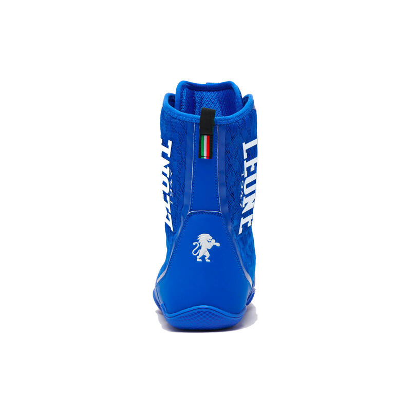 Ghete de Box Profesionale Leone Albastre