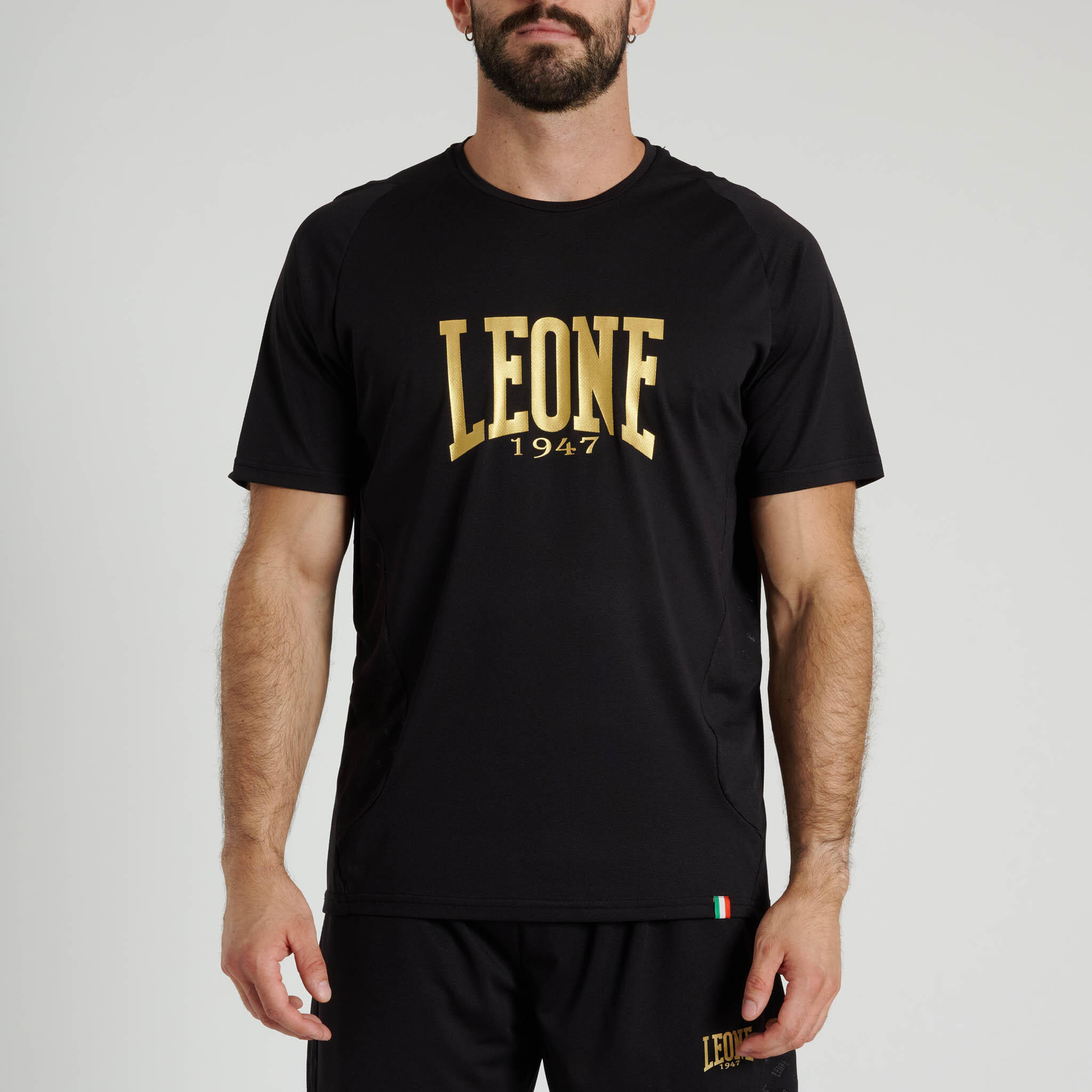 Camiseta corta Leone1947 DNA logo grande negra XXL 1/3