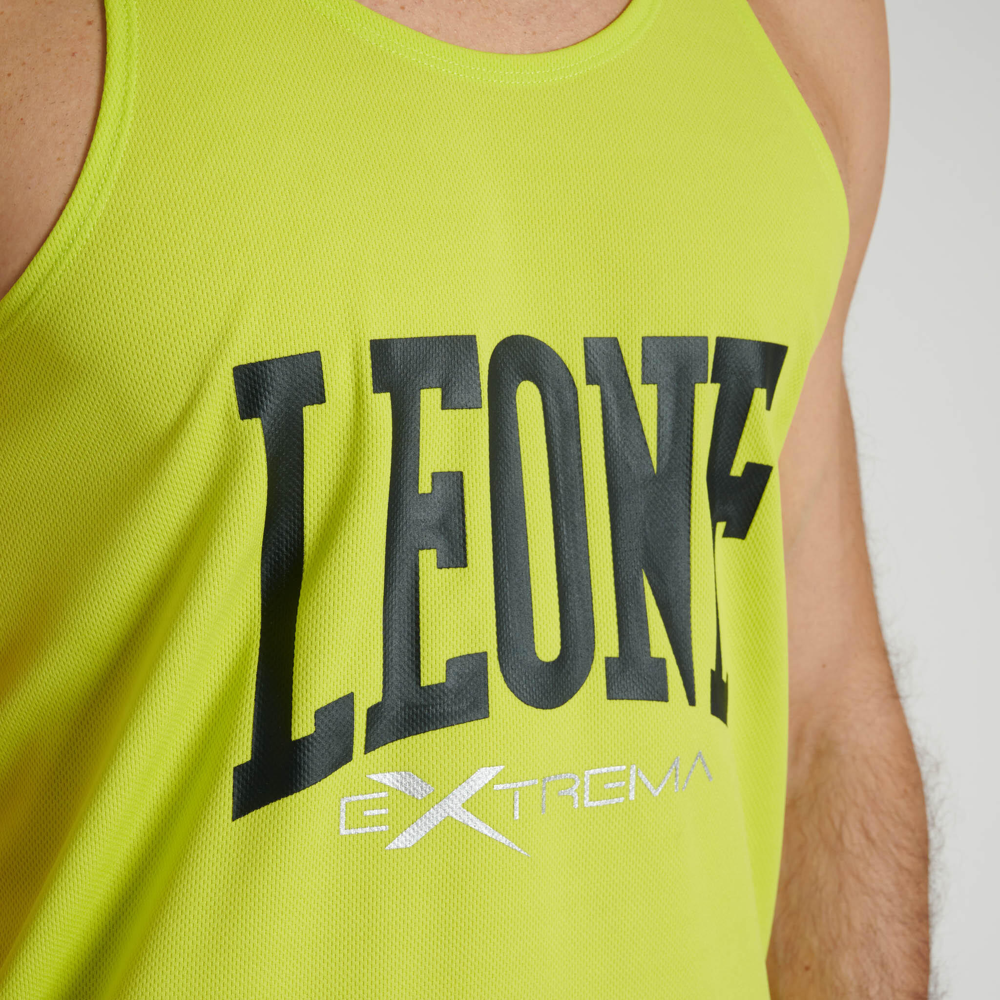 Leone1947 Camiseta tirantes LOGO lima M 3/3