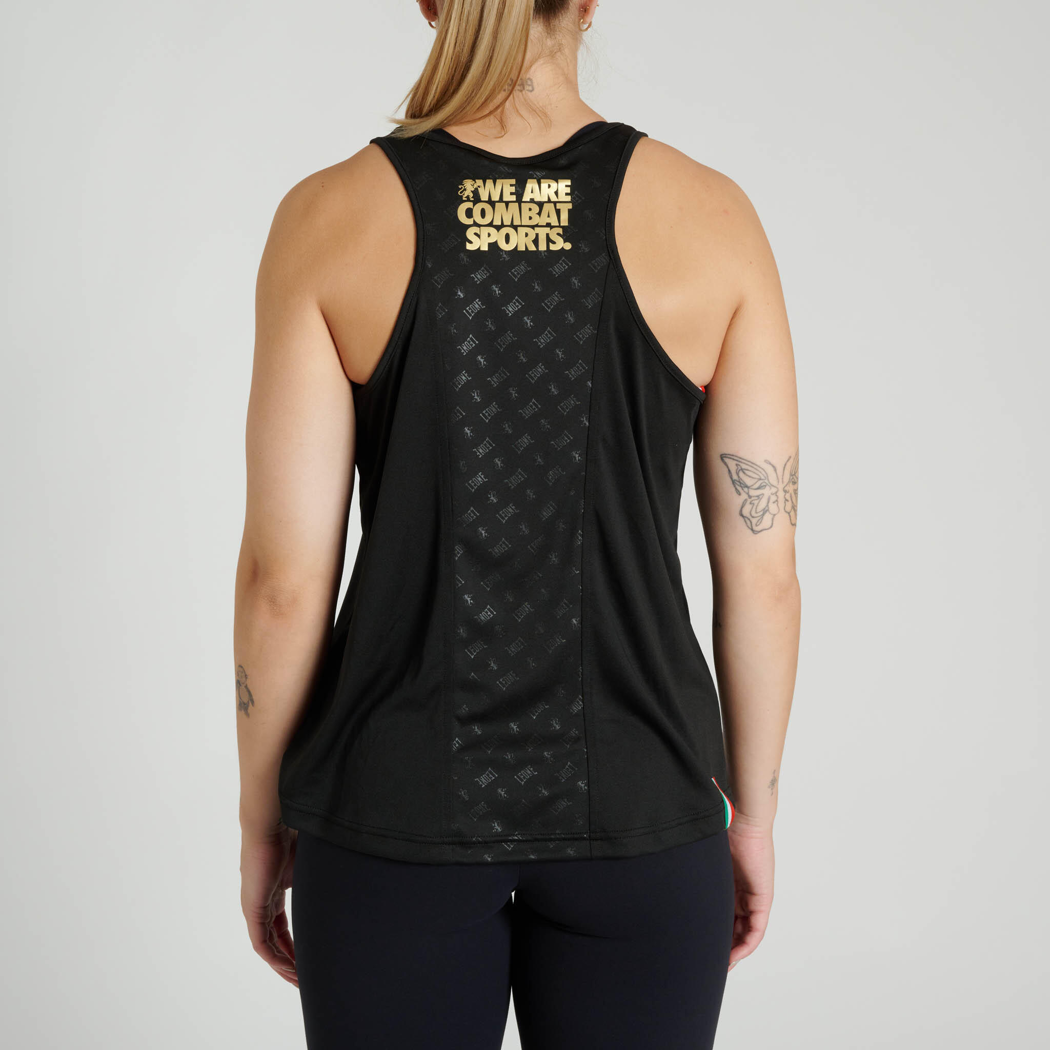 Camiseta tirantes mujer Leone1947 DNA negro L 2/4