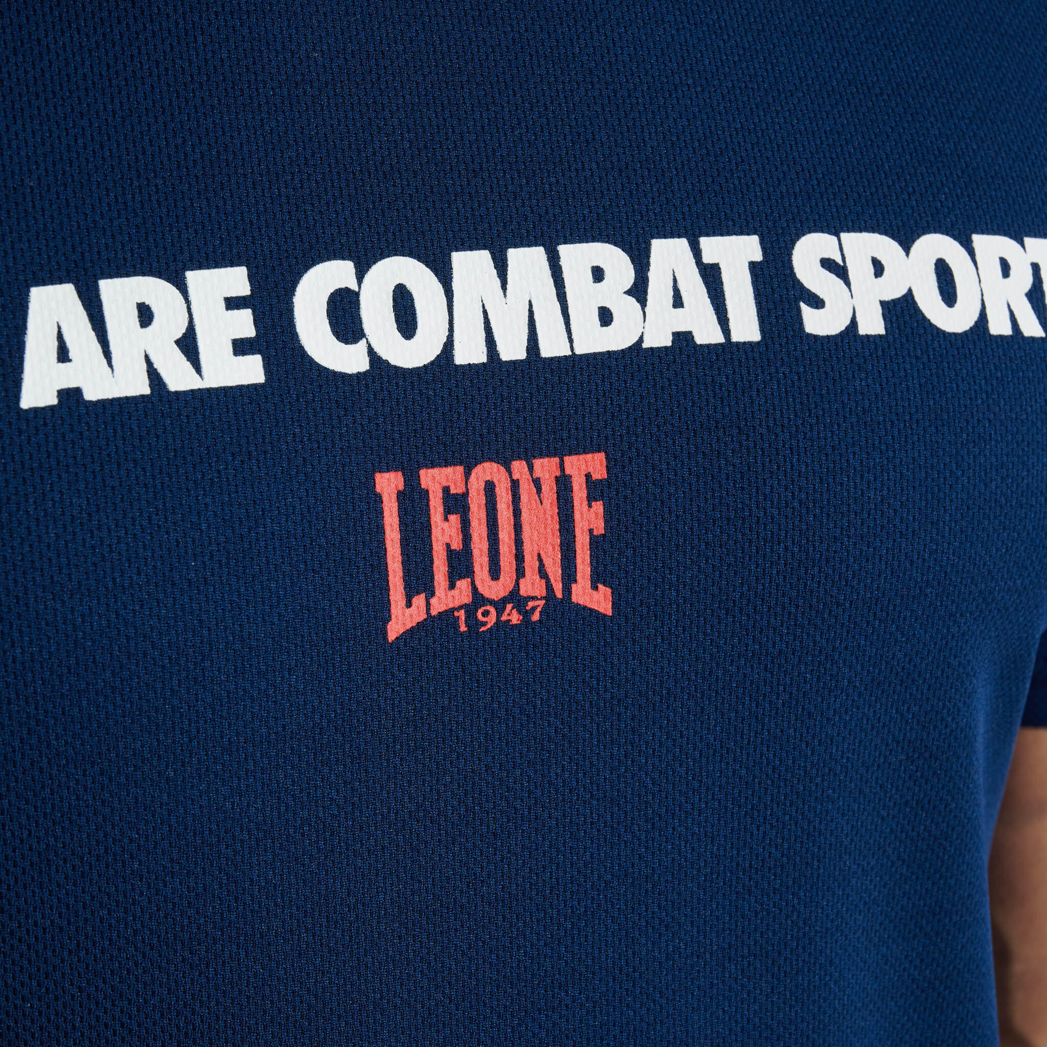 Leone1947 Camiseta LOGO WACS manga corta azul S 3/3