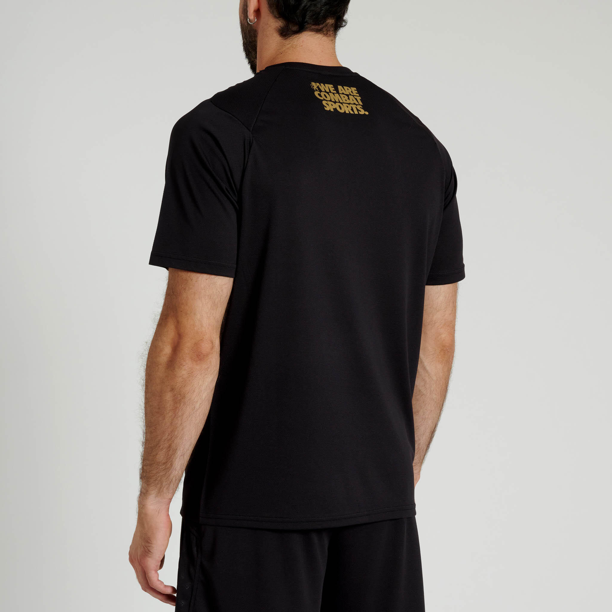 Camiseta corta Leone1947 DNA logo grande negra XXL 2/3