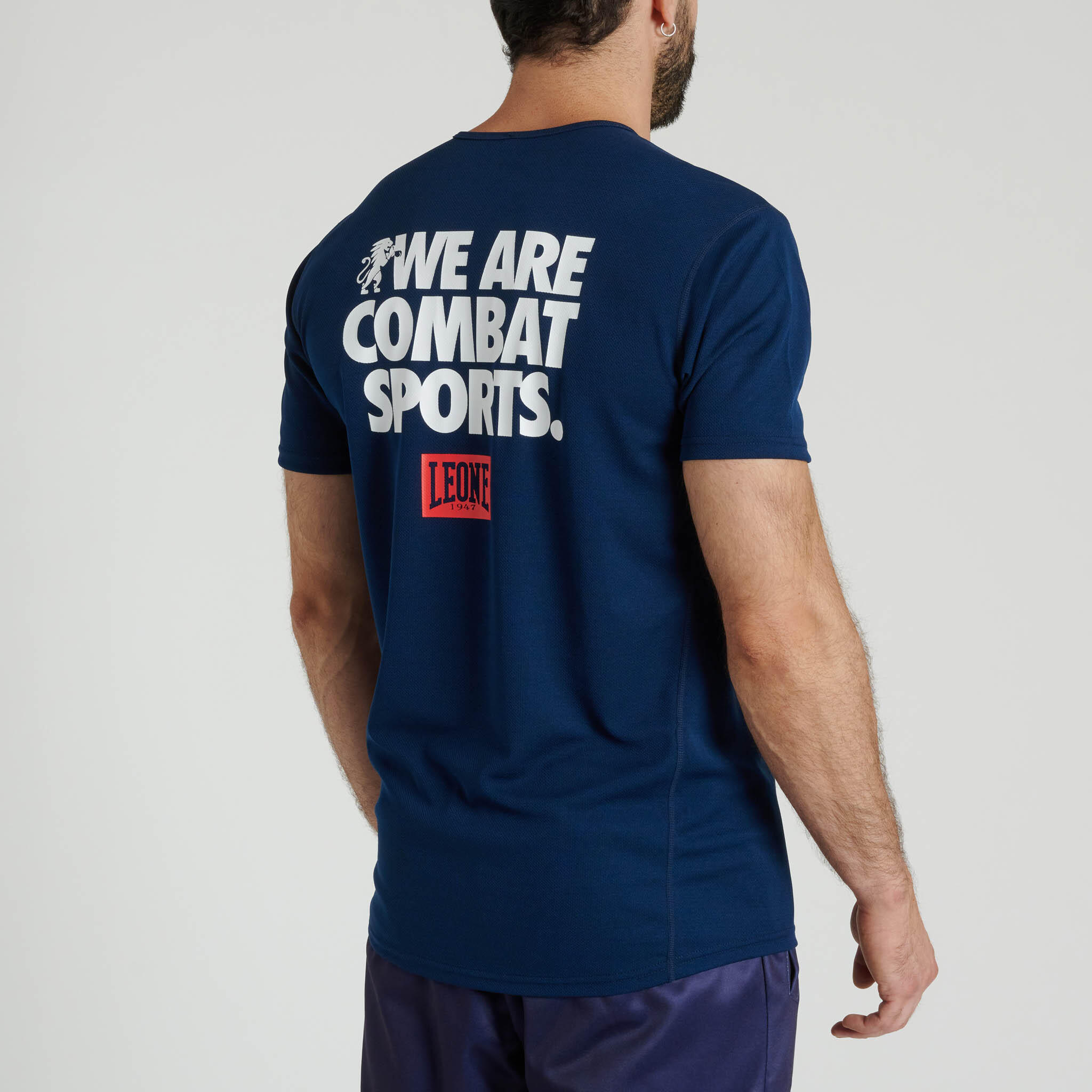 Leone1947 Camiseta LOGO WACS manga corta azul S 2/3