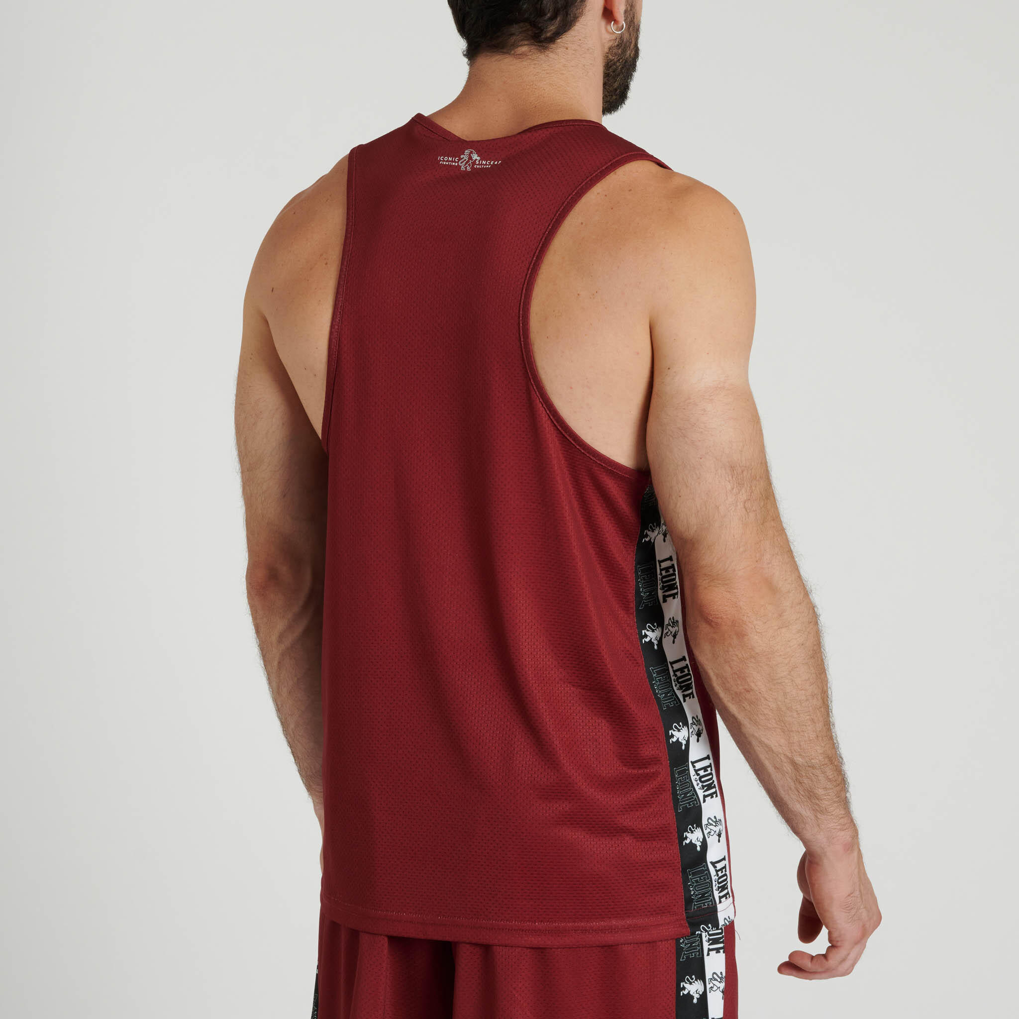 Leone1947 Camiseta sin mangas ICONIC burdeos L 2/4
