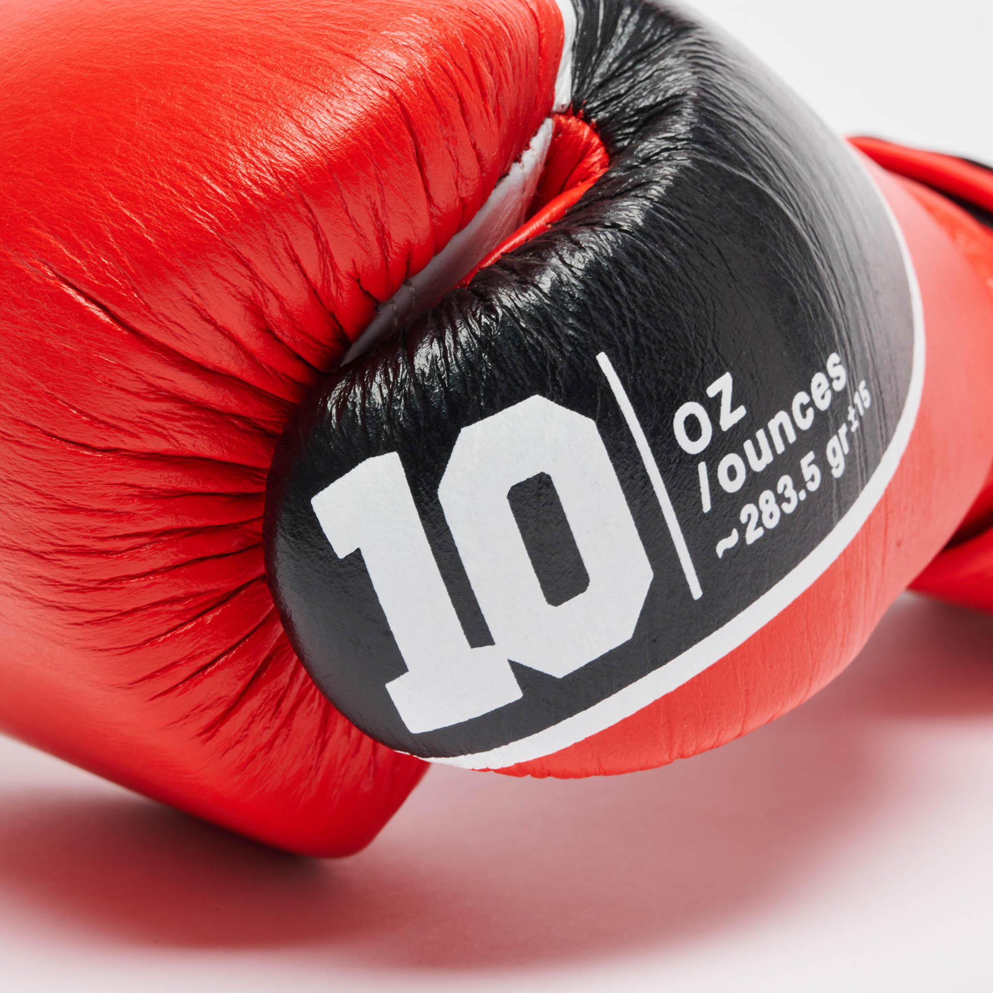 Guantes de boxeo Leone1947 SHOCK PRO rojos 12 oz 6/7