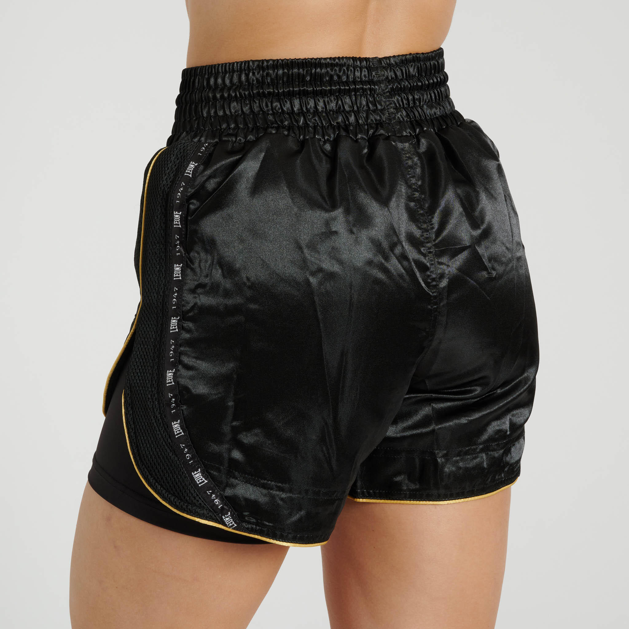 Pantalón Kick & Thai mujer CLASSIC negro M Leone1947 2/4
