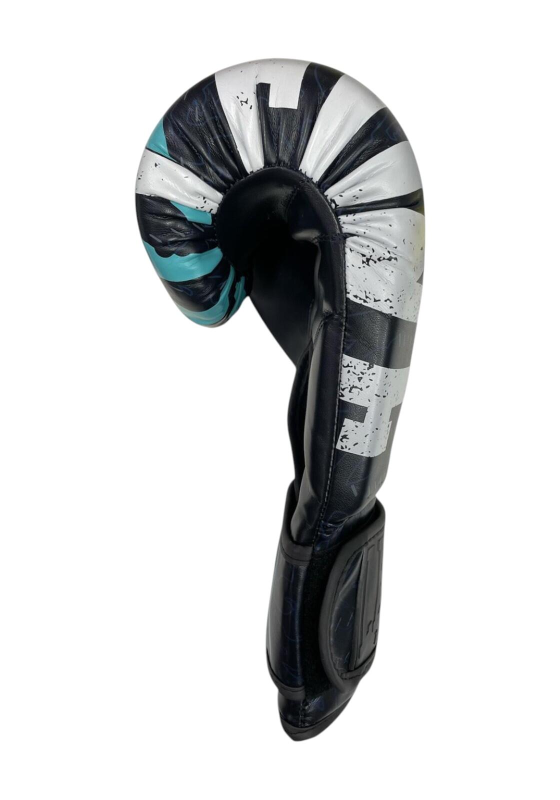 Guantes de boxeo Leone1947 PRIMAL INSTINCT azul 16oz 5/7