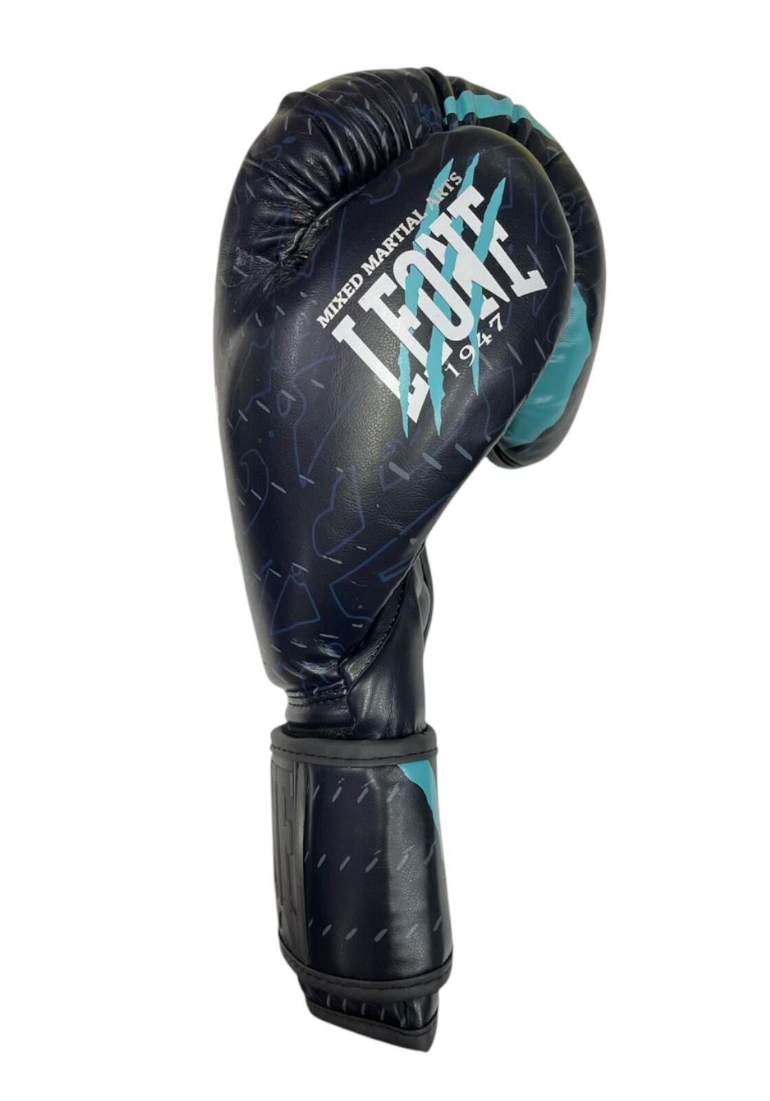Guantes de boxeo Leone1947 PRIMAL INSTINCT azul 16oz 4/7