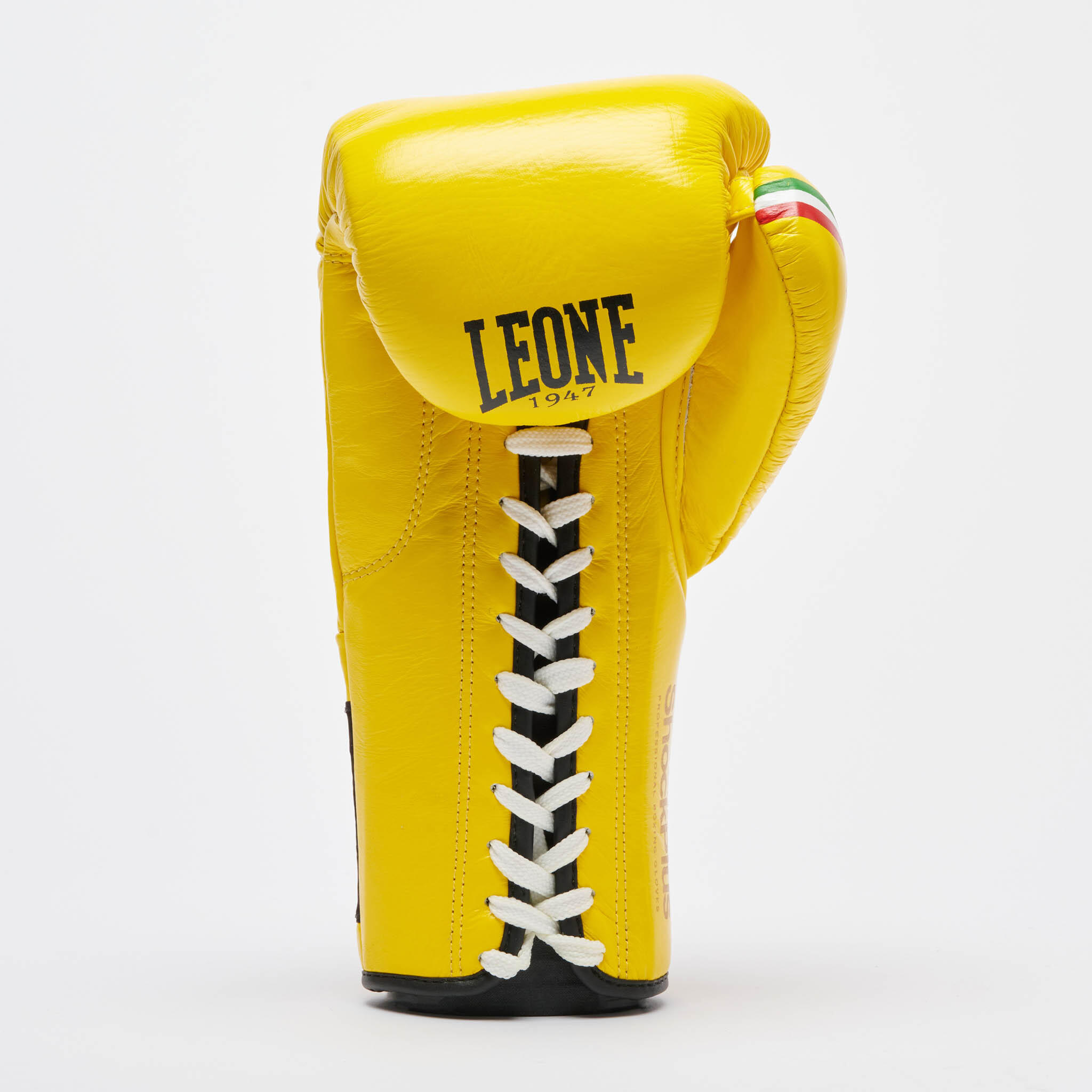 Leone1947 Guantes de boxeo SHOCK PLUS amarillo 10 oz 4/7