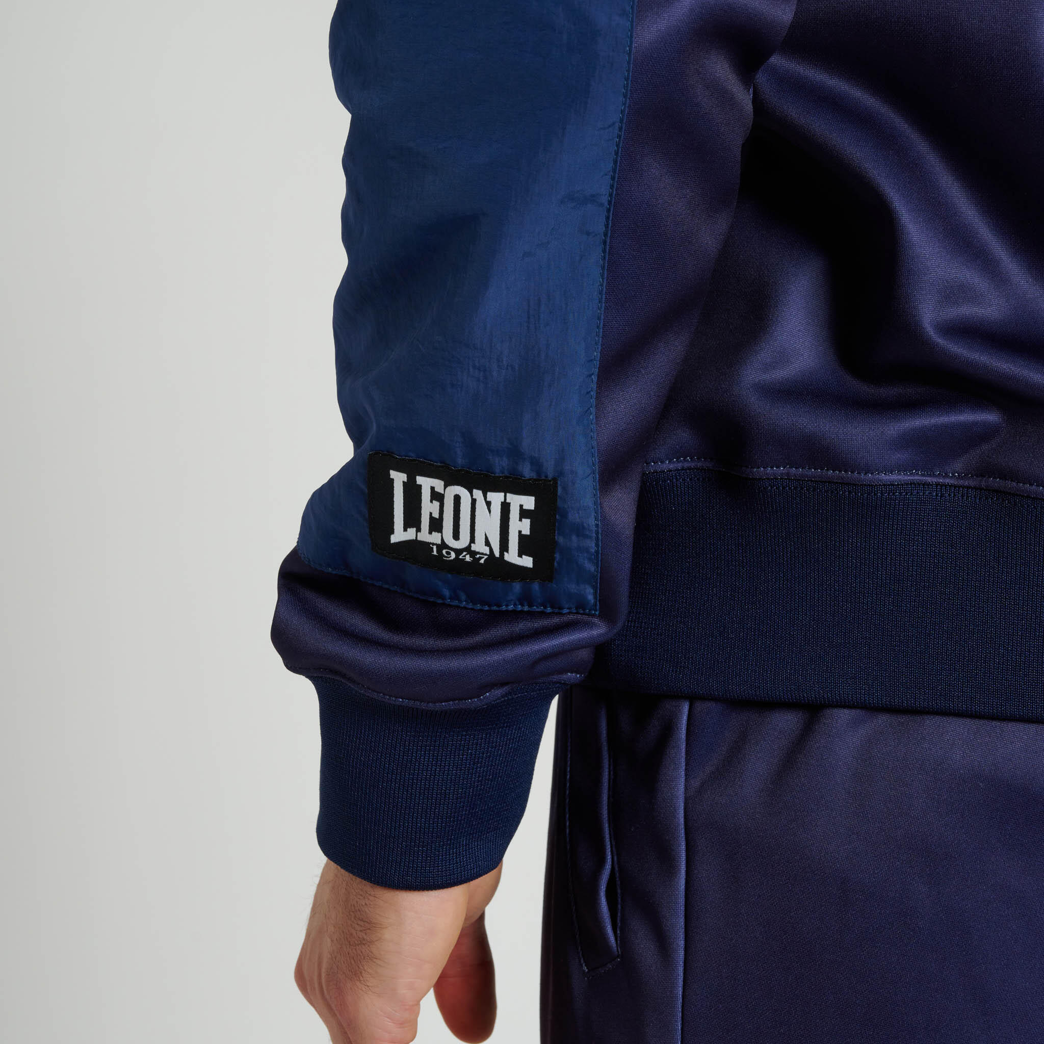 Leone1947 Sudadera con capucha LOGO WACS azul XL 3/4