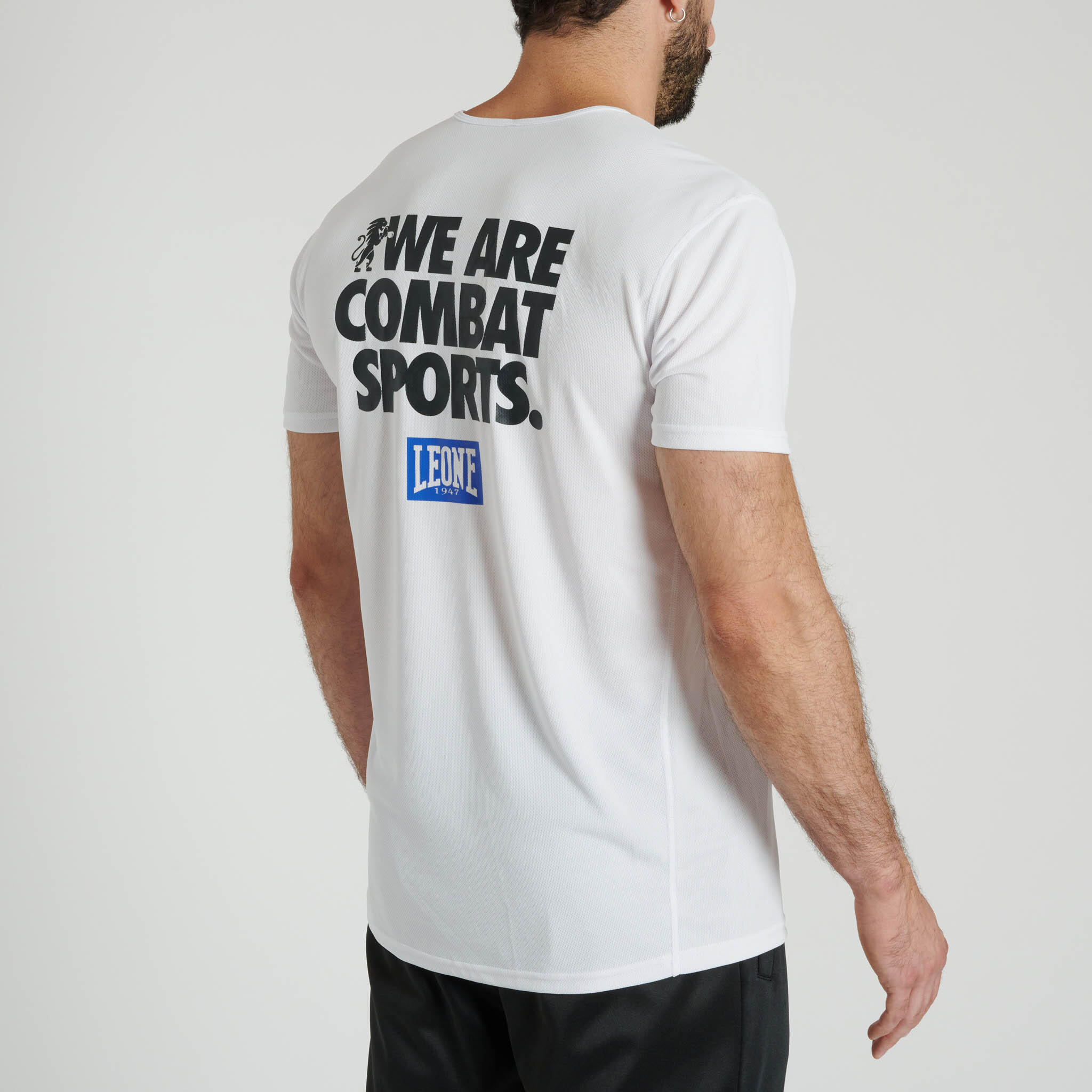 Leone1947 camiseta manga corta LOGO WACS blanca M 2/3