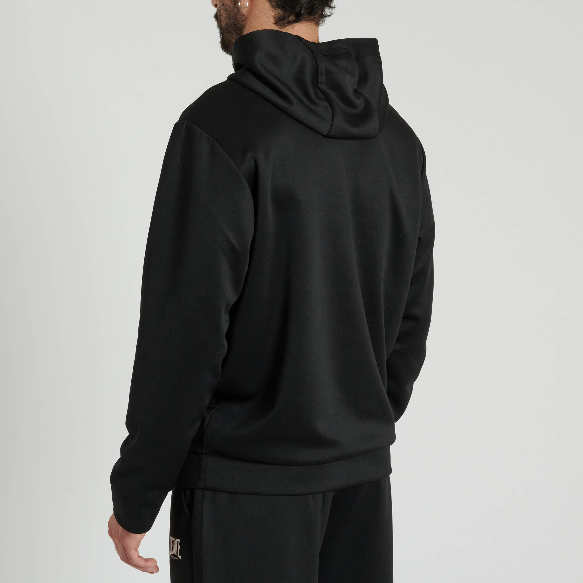 Sudadera con capucha Leone1947 LOGO negra L 2/4