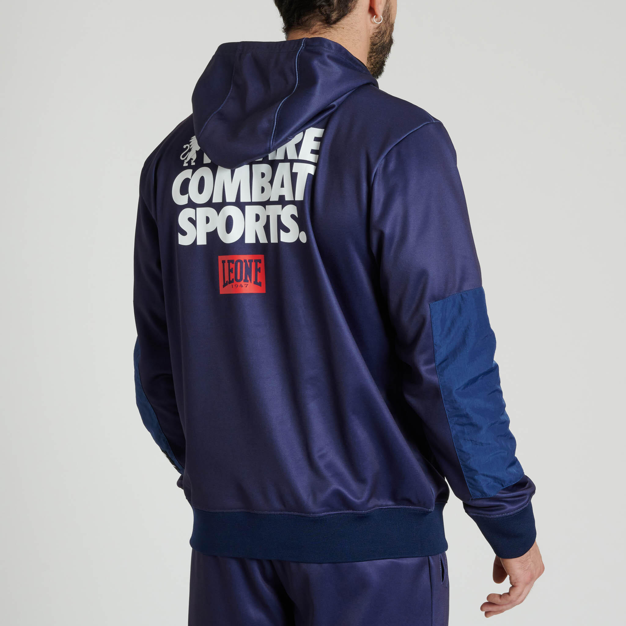 Leone1947 Sudadera con capucha LOGO WACS azul XL 2/4