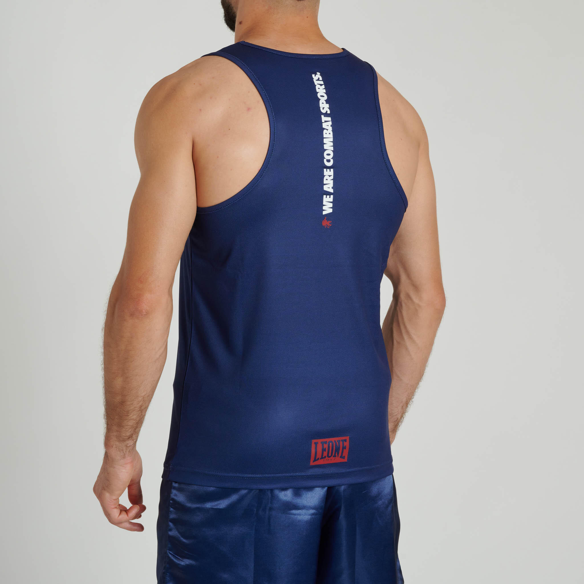 Camiseta de boxeo Leone1947 COLOR BLOCK azul S 2/2