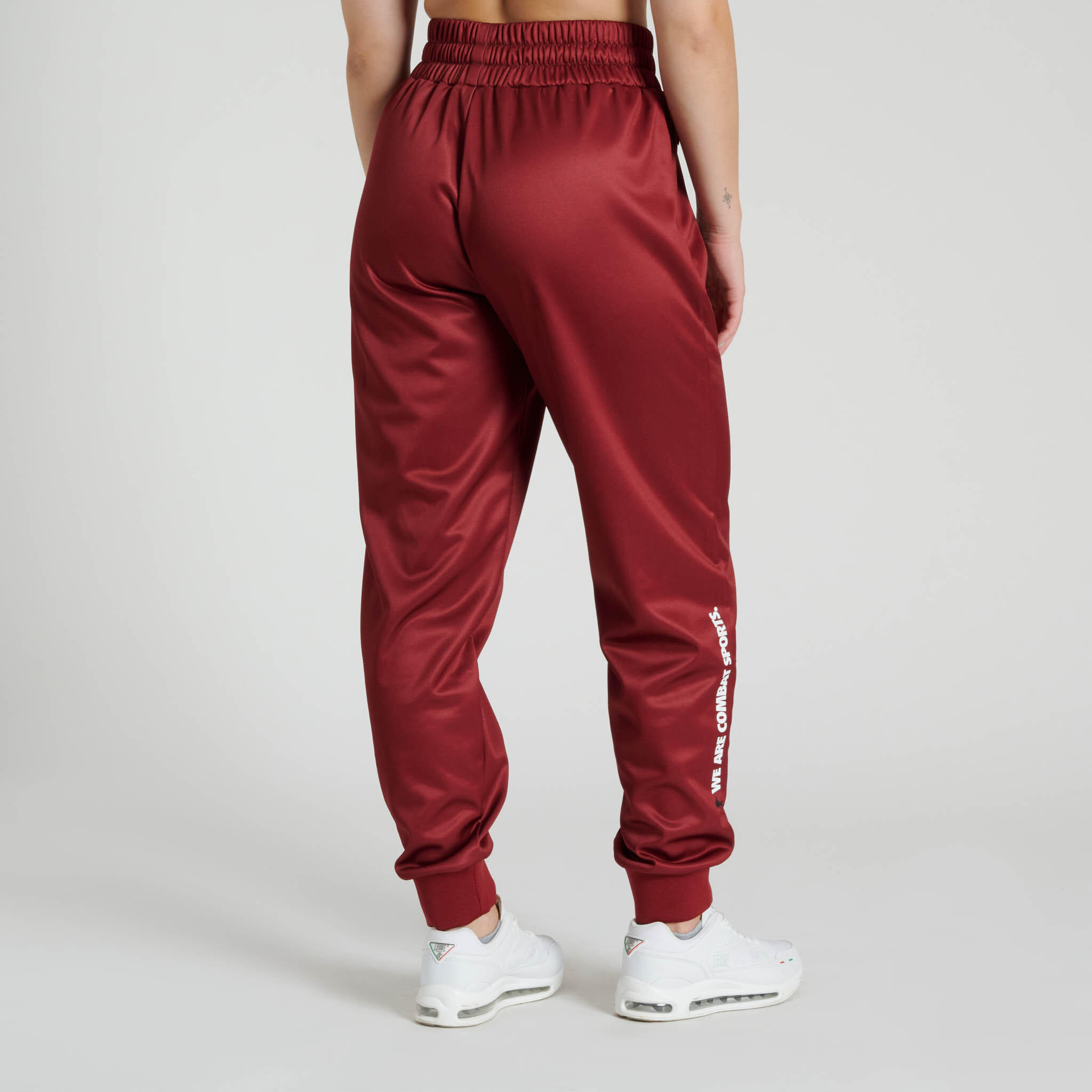 Leone1947 Pantalón largo mujer LOGO WACS burdeos S 2/3