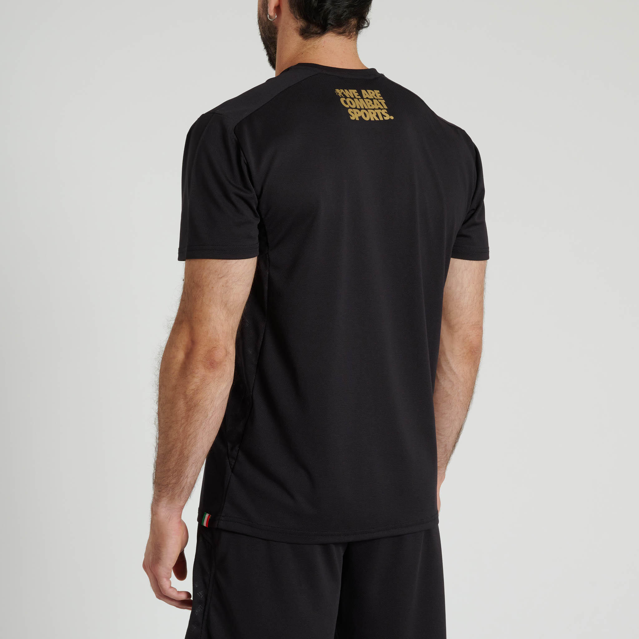 Camiseta manga corta LEONE 1947 DNA con logo dorado negro S 2/3