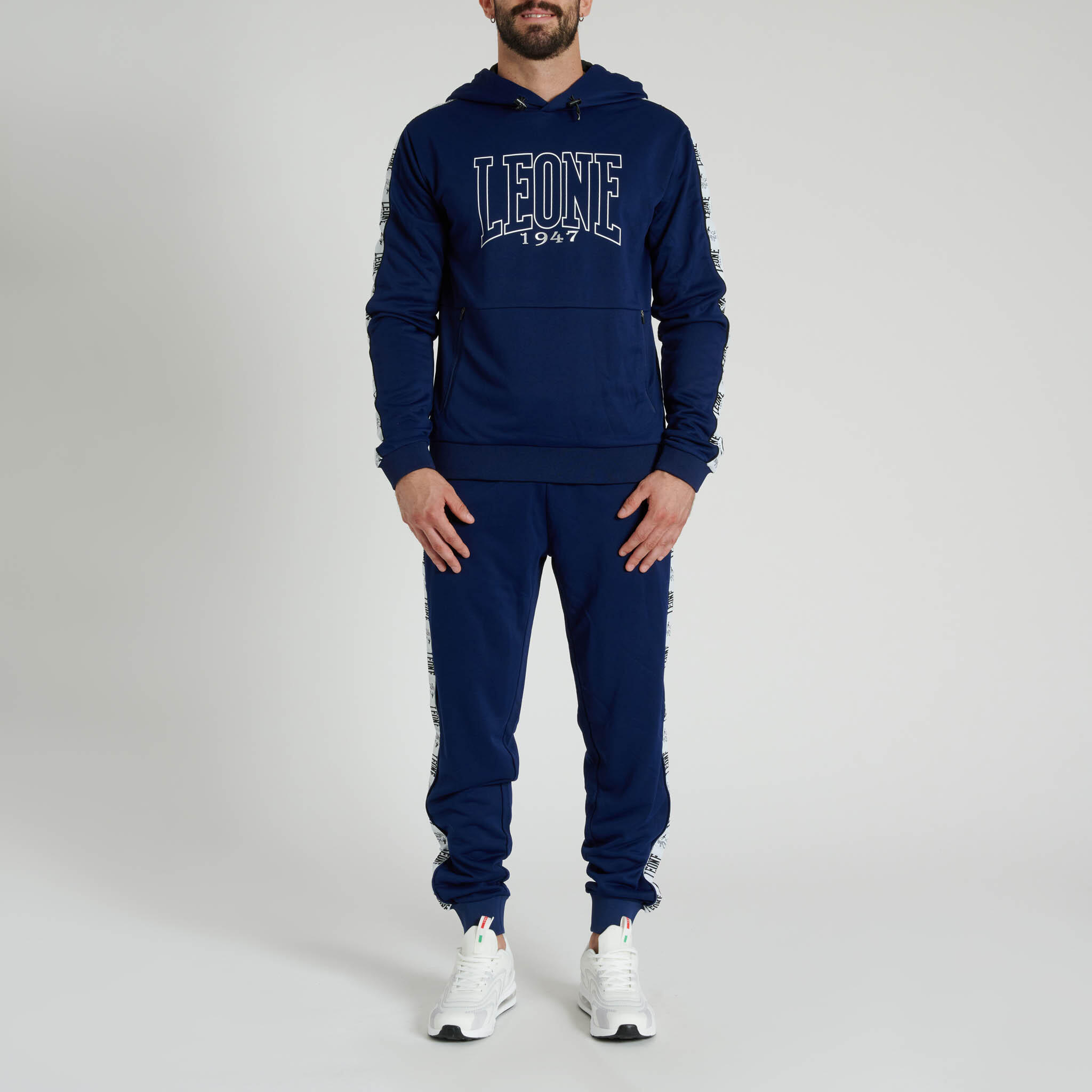 Leone1947 Sudadera con capucha ICONIC azul M 6/6