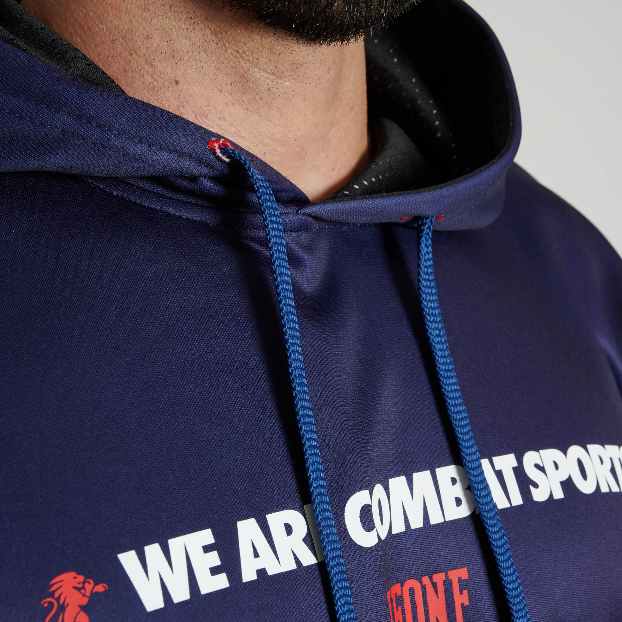 Leone1947 Sudadera con capucha LOGO WACS azul XL 4/4