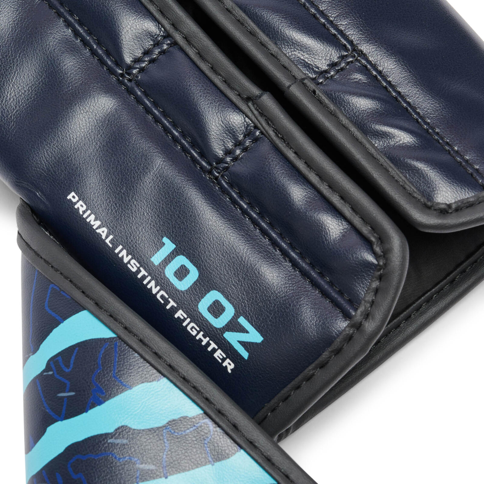 Guantes de Boxeo Leone1947 PRIMAL INSTINCT Azul 14 oz 6/7