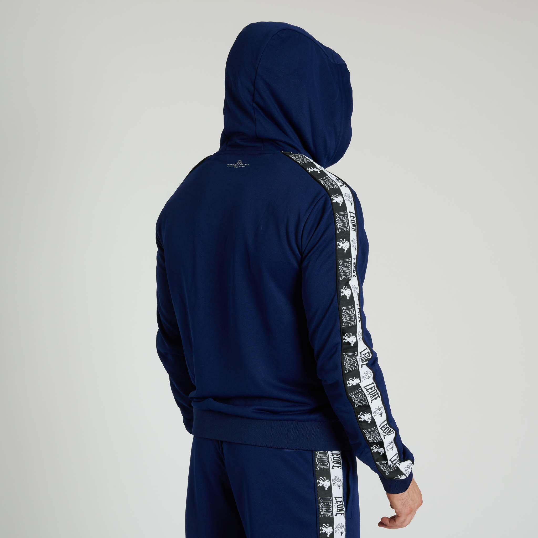 Leone1947 Sudadera con capucha ICONIC azul M 5/6
