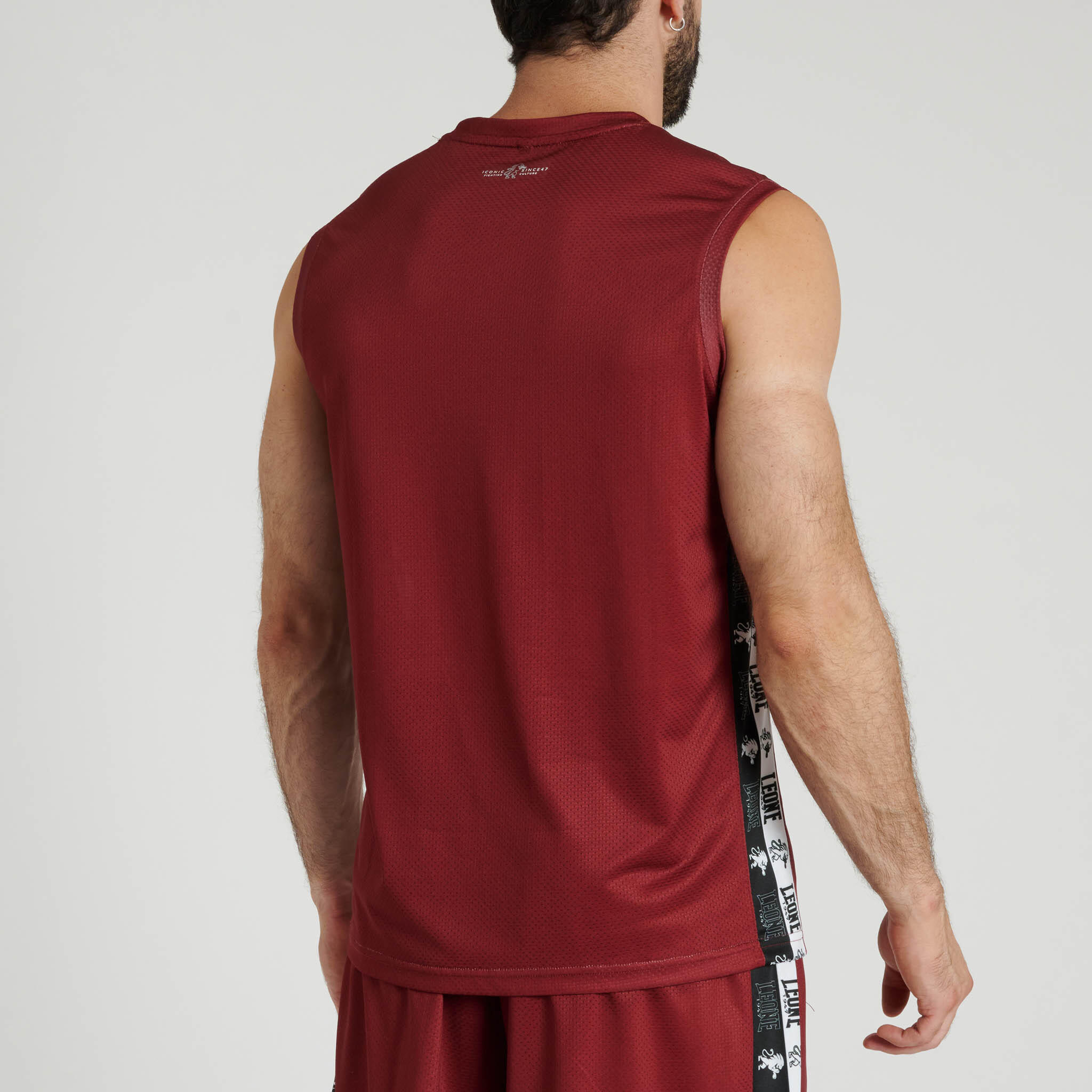 Leone1947 ICONIC Camiseta sin mangas burdeos XL 2/4