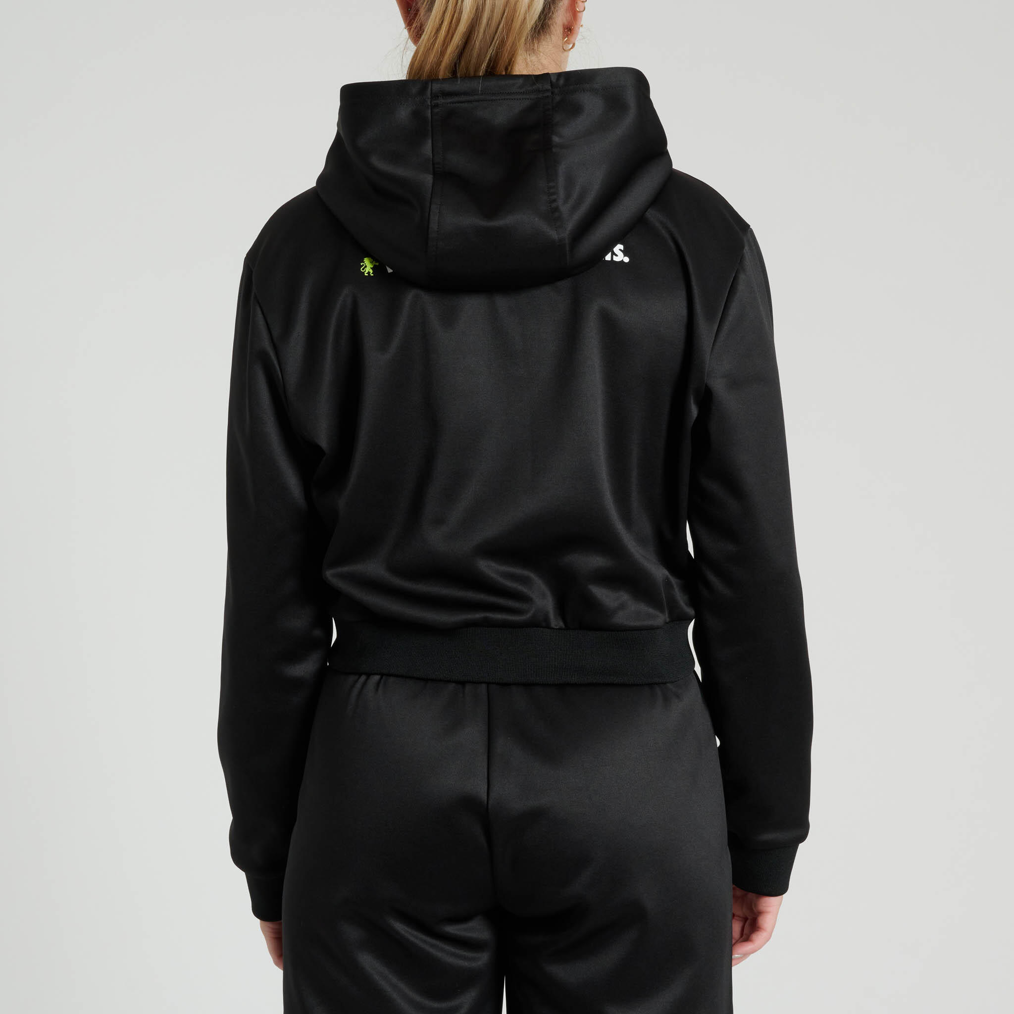 Leone1947 Sudadera mujer con capucha LOGO WACS negro S 2/4