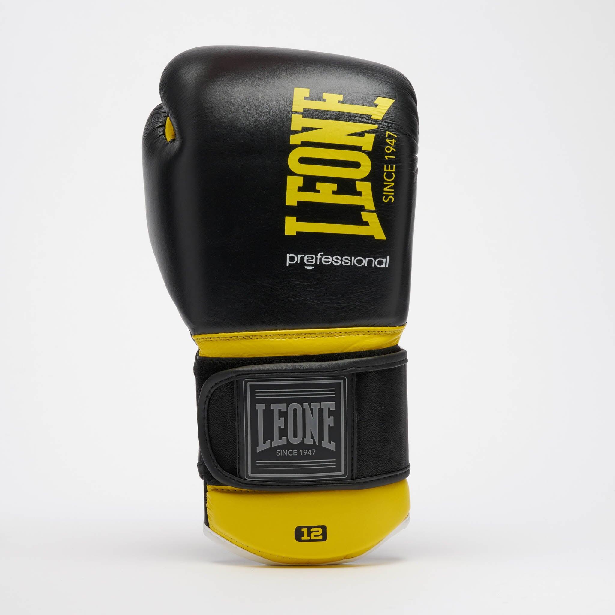 Guantes de boxeo Leone1947 Professional 2 12 oz amarillos 5/7