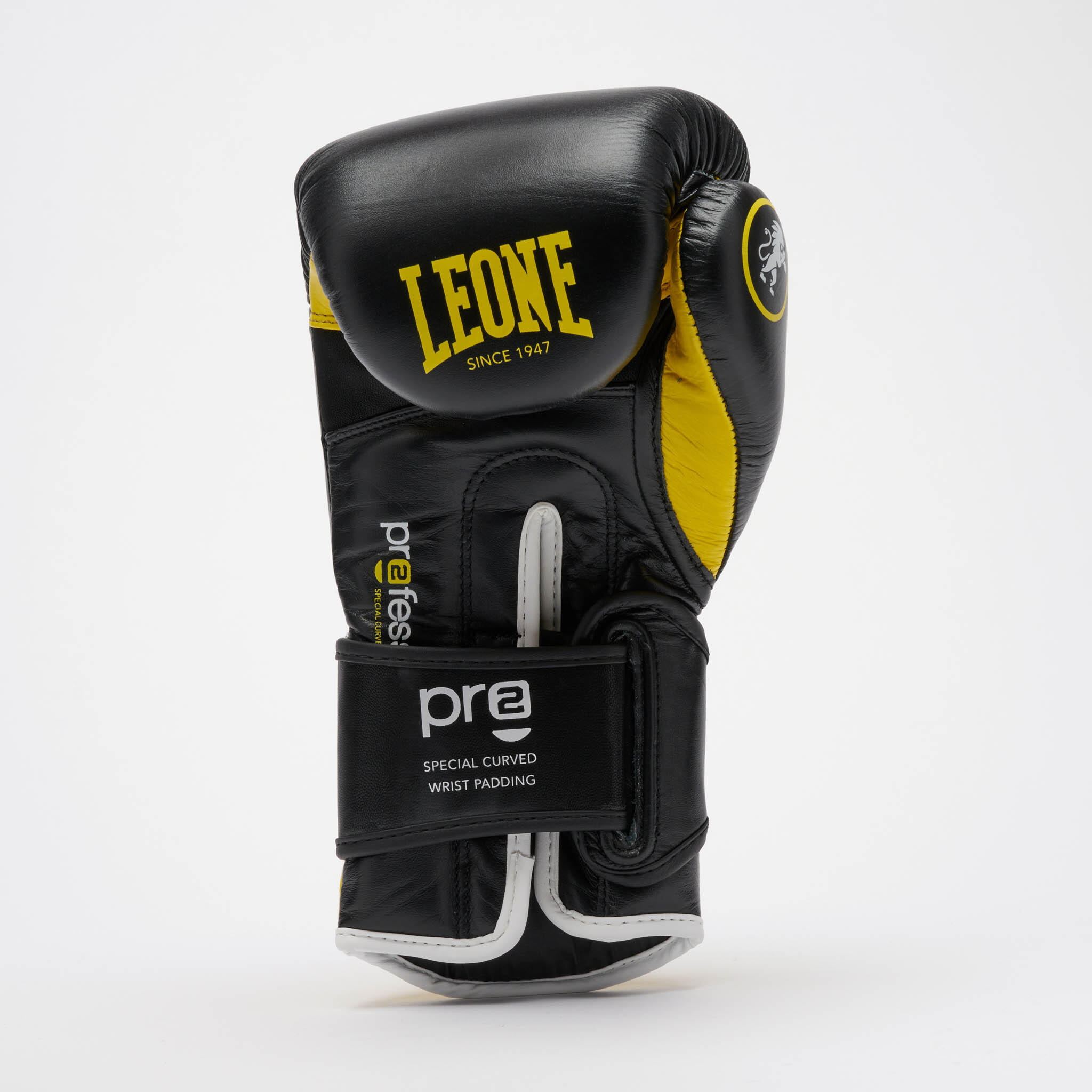 Guantes de boxeo Leone1947 Professional 2 12 oz amarillos 4/7