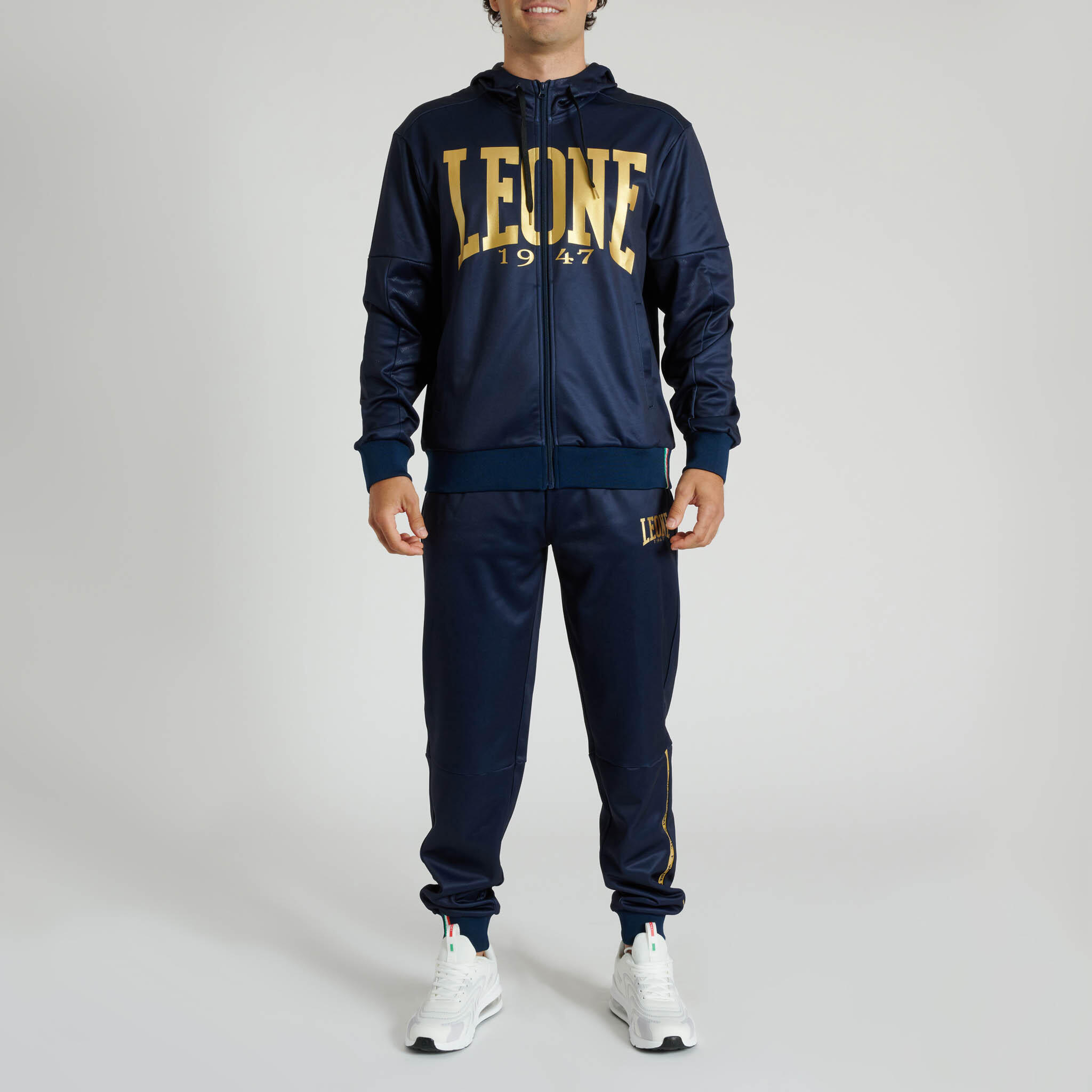 Leone1947 Sudadera con capucha DNA azul L 5/5
