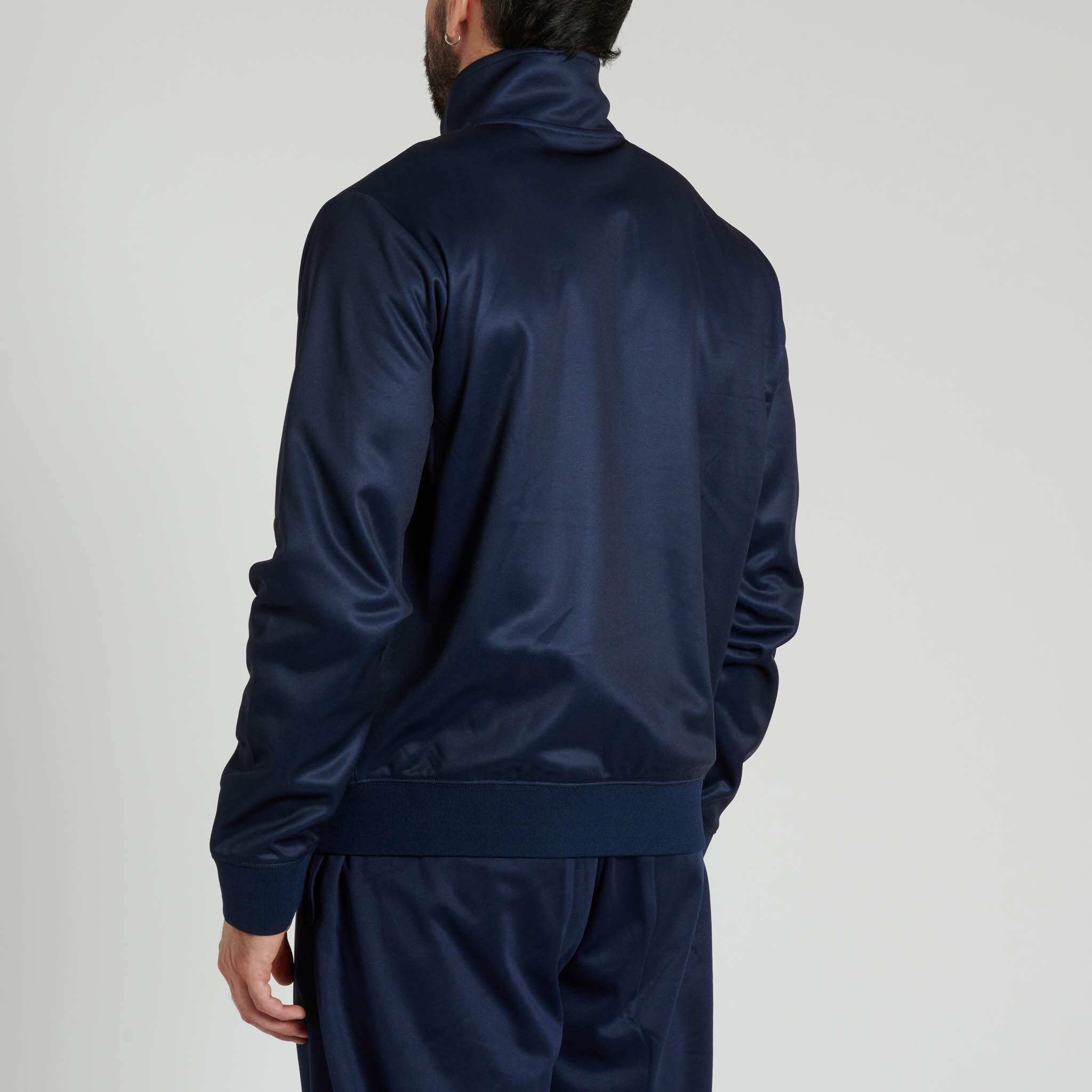 Leone1947 PREMIUM 2 sweatshirt sem capuz com fecho azul M 2/4
