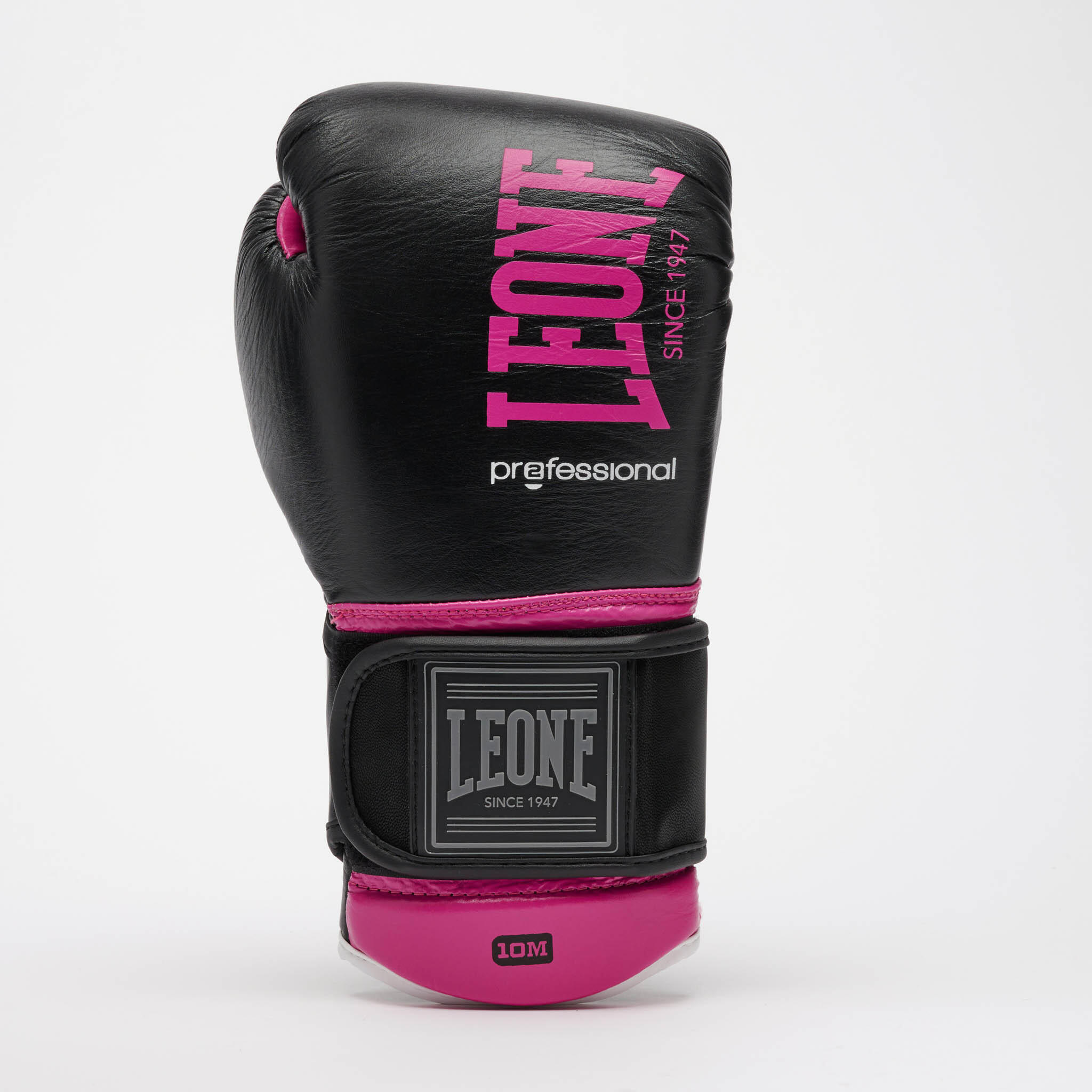 Leone1947 Guantes de Boxeo Professional 2 Piel de búfalo 10 oz M fucsia 2/5