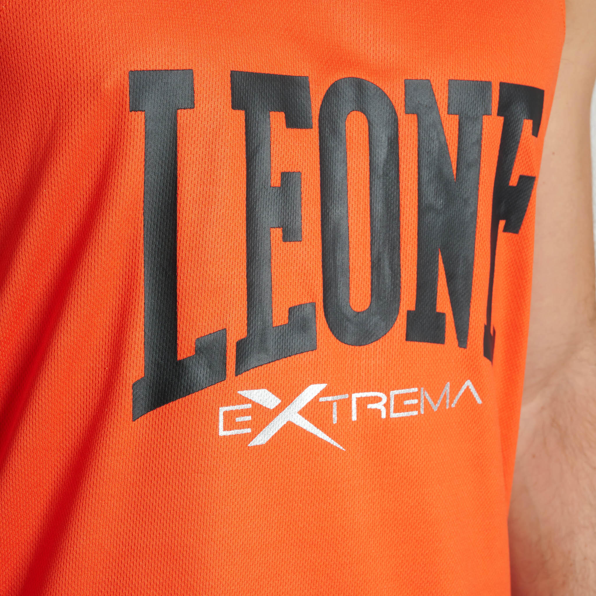 Leone1947 Camiseta tirantes LOGO naranja M 3/3