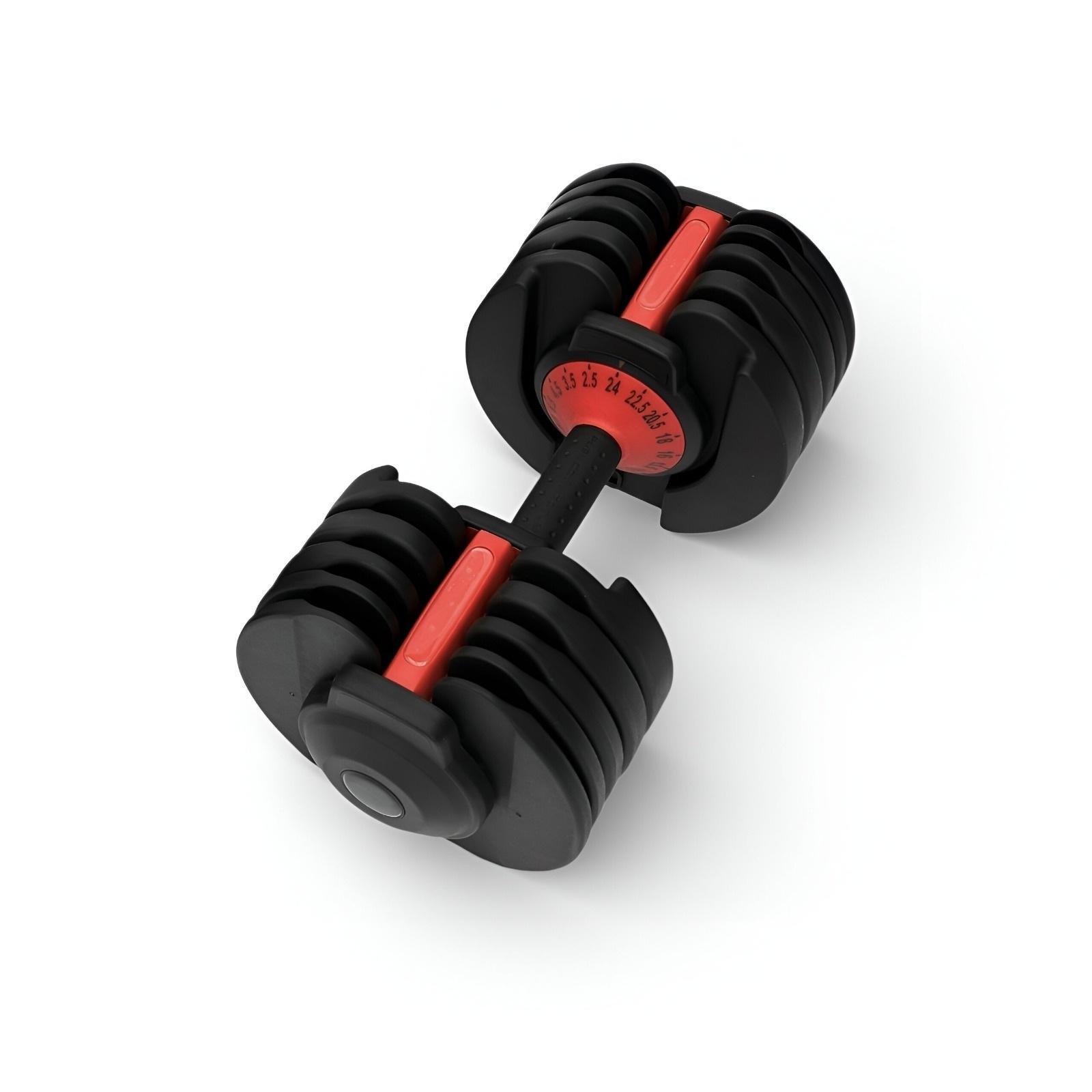 Manubrio Pesi Palestra Casa Da 2.5 A 24 Kg - 15 Livelli Regolabili Set V2 Con Ba 3/7