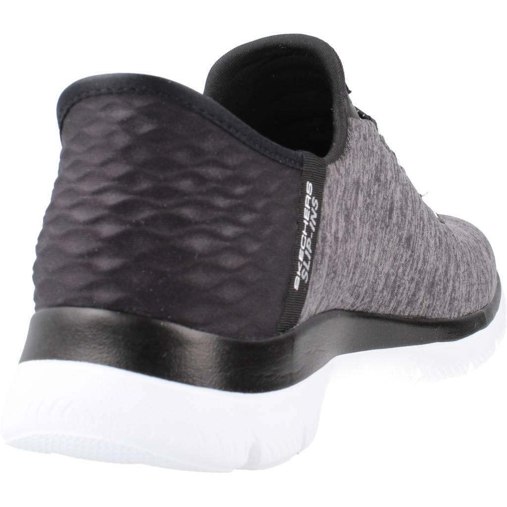 Baskets Femme Baskets Skechers SUMMITS  DAZZLING HAZE Noir Noir Skechers 3/6