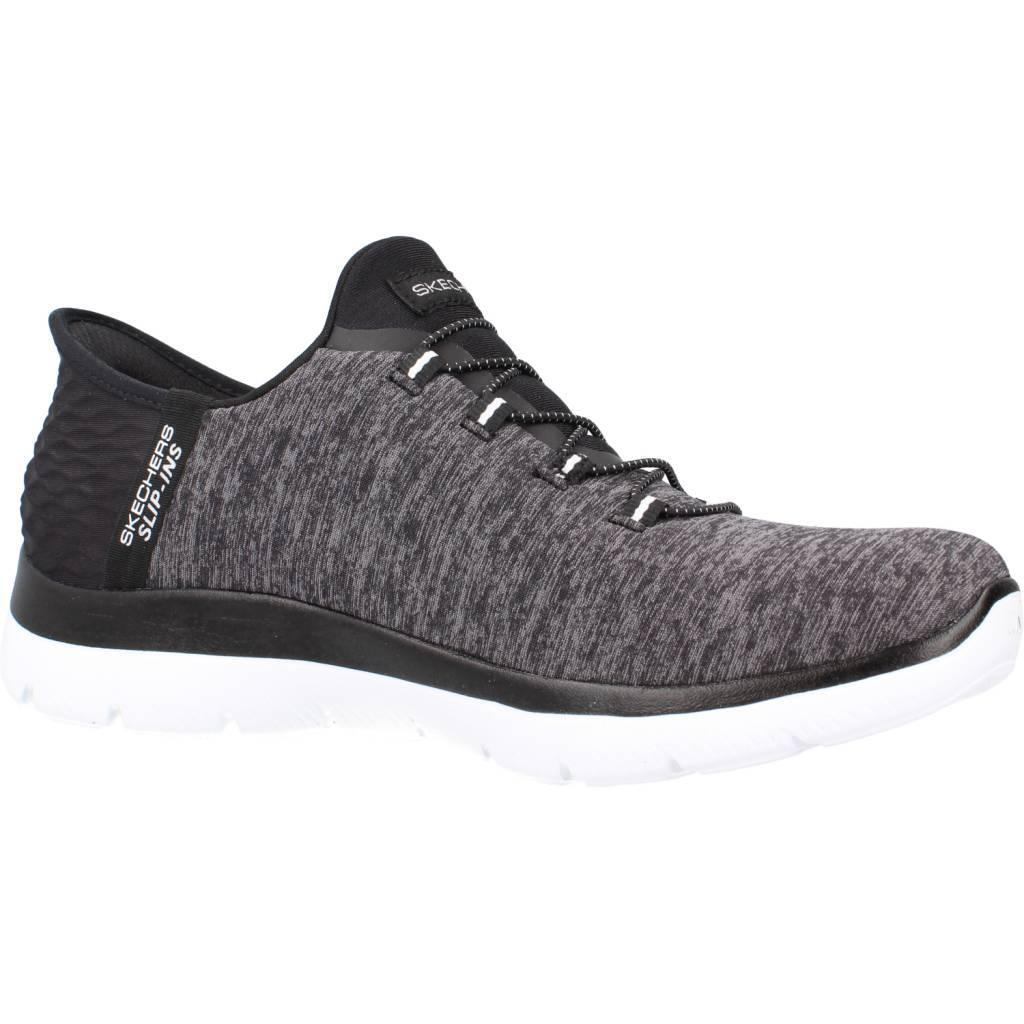 Baskets Femme Baskets Skechers SUMMITS  DAZZLING HAZE Noir Noir Skechers 5/6