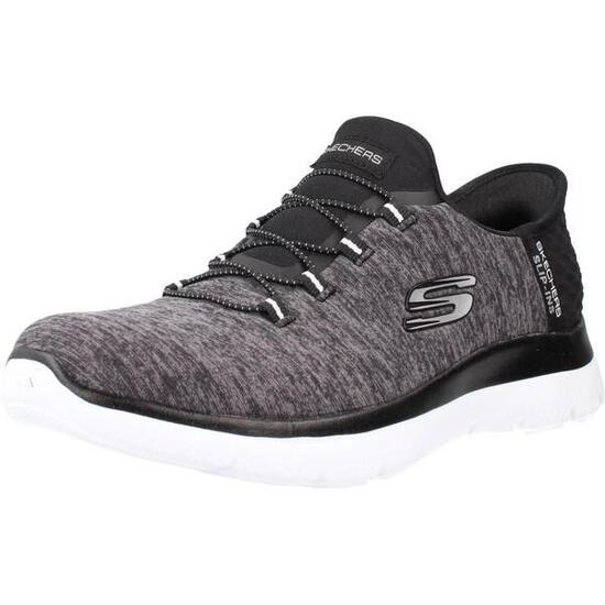 Baskets Femme Baskets Skechers SUMMITS DAZZLING HAZE Noir Noir Skechers