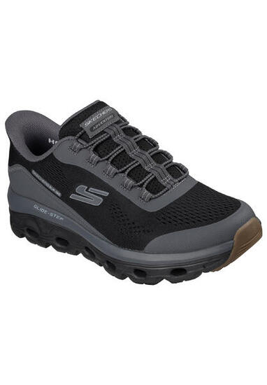 Skechers Herren Sneaker Glide Step Sole Glover Peak 237812 BKCC Black Charcoal