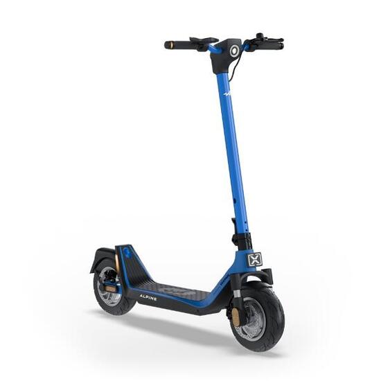 Trottinette électrique ALPINE 100A GT - 1200W 10'' 60km Freins à disques - Bleu