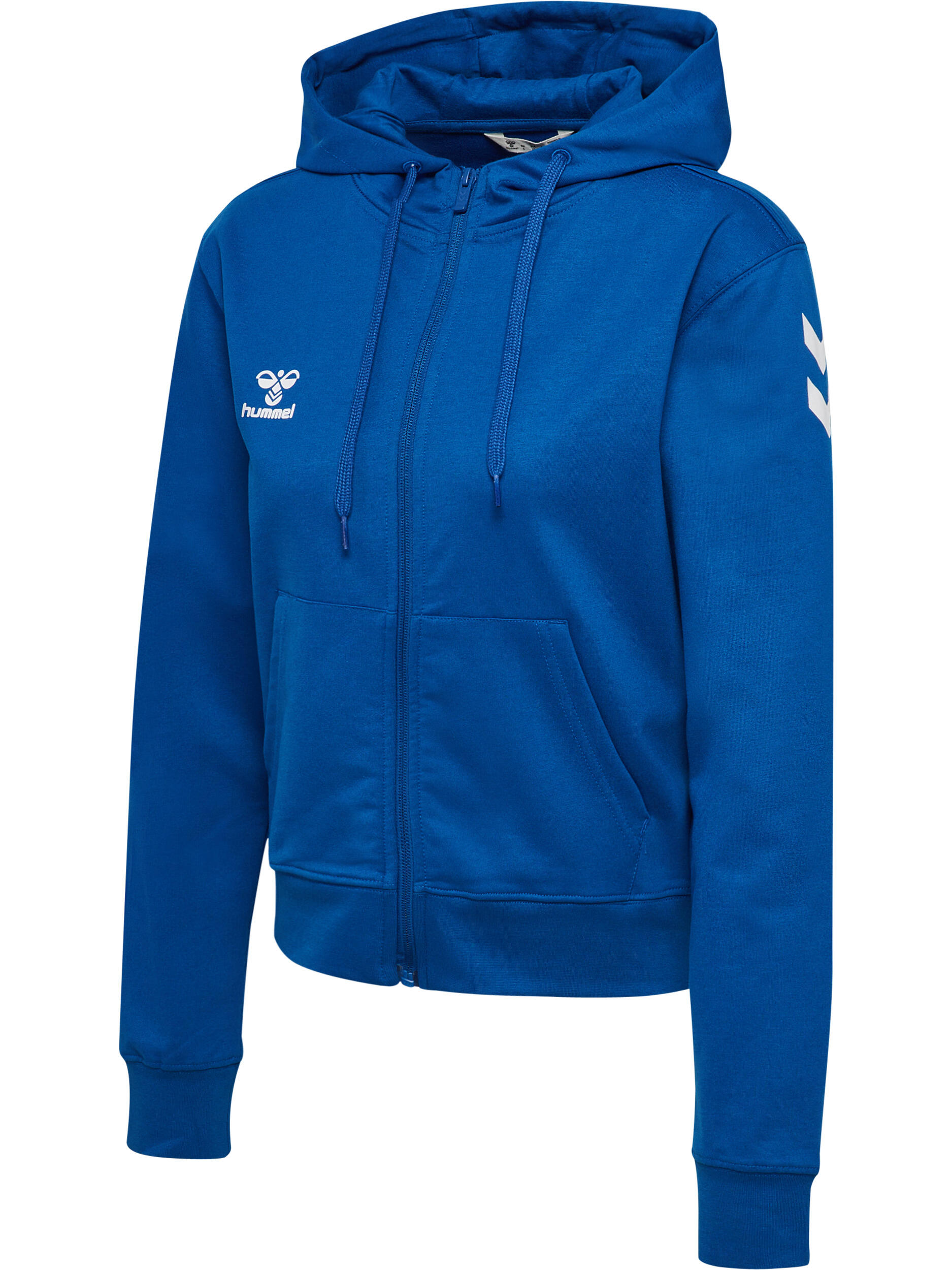 Casaco com capuz com fecho de correr para mulher Hummel Go 2.0 Chevron 4/5