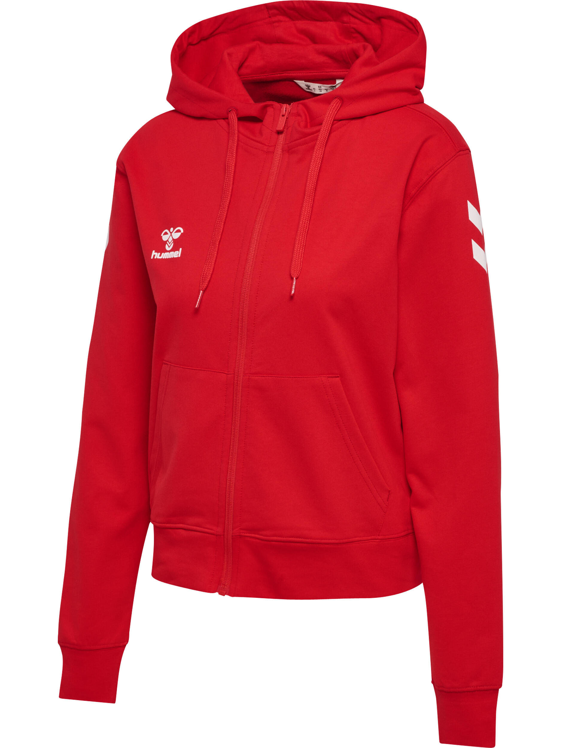 Casaco com capuz com fecho de correr para mulher Hummel Go 2.0 Chevron 4/5