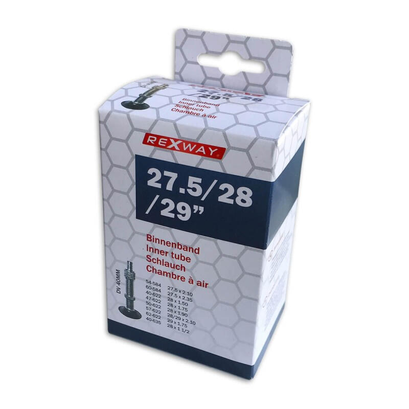 Câmara de ar Rexway Dunlop DV 40 mm 27,5/28/29 polegadas 2/2