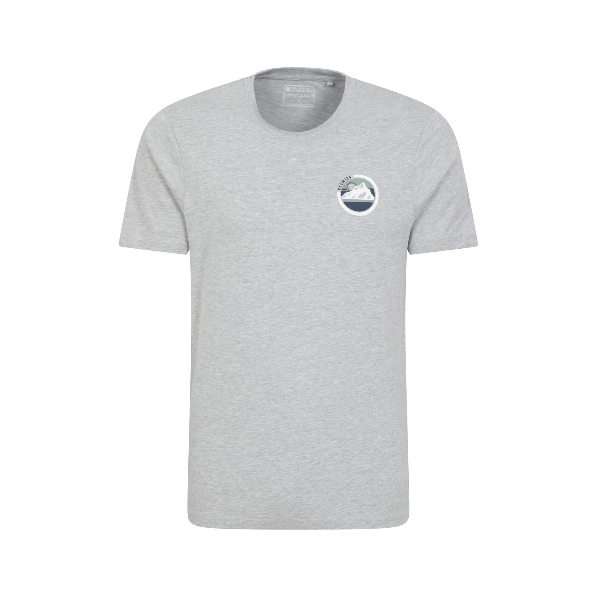 Mountain Warehouse Mens Keswick Mountain Cotton T-Shirt