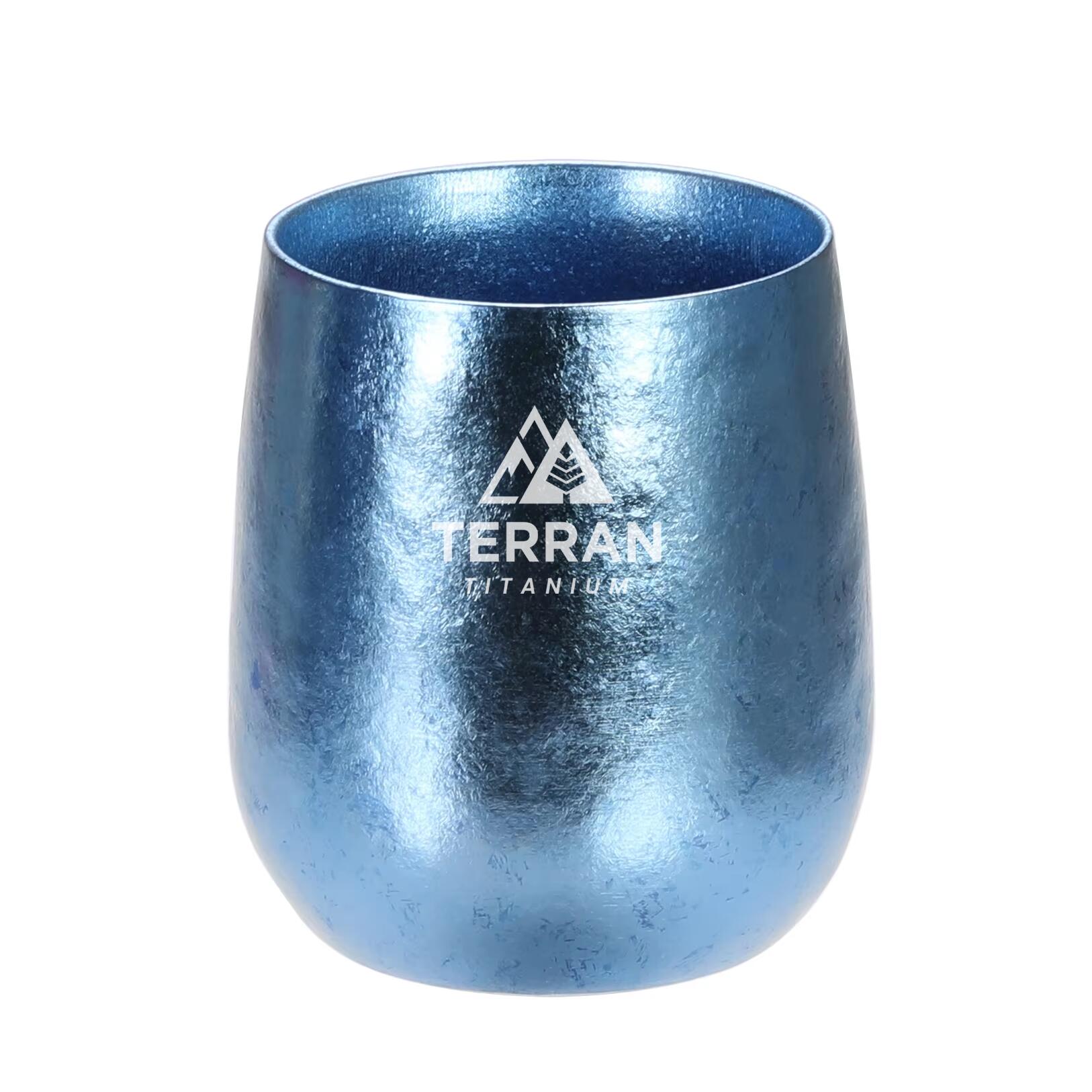 TERRAN Titanium Double Wall Cup 255ml - Crystal Finish
