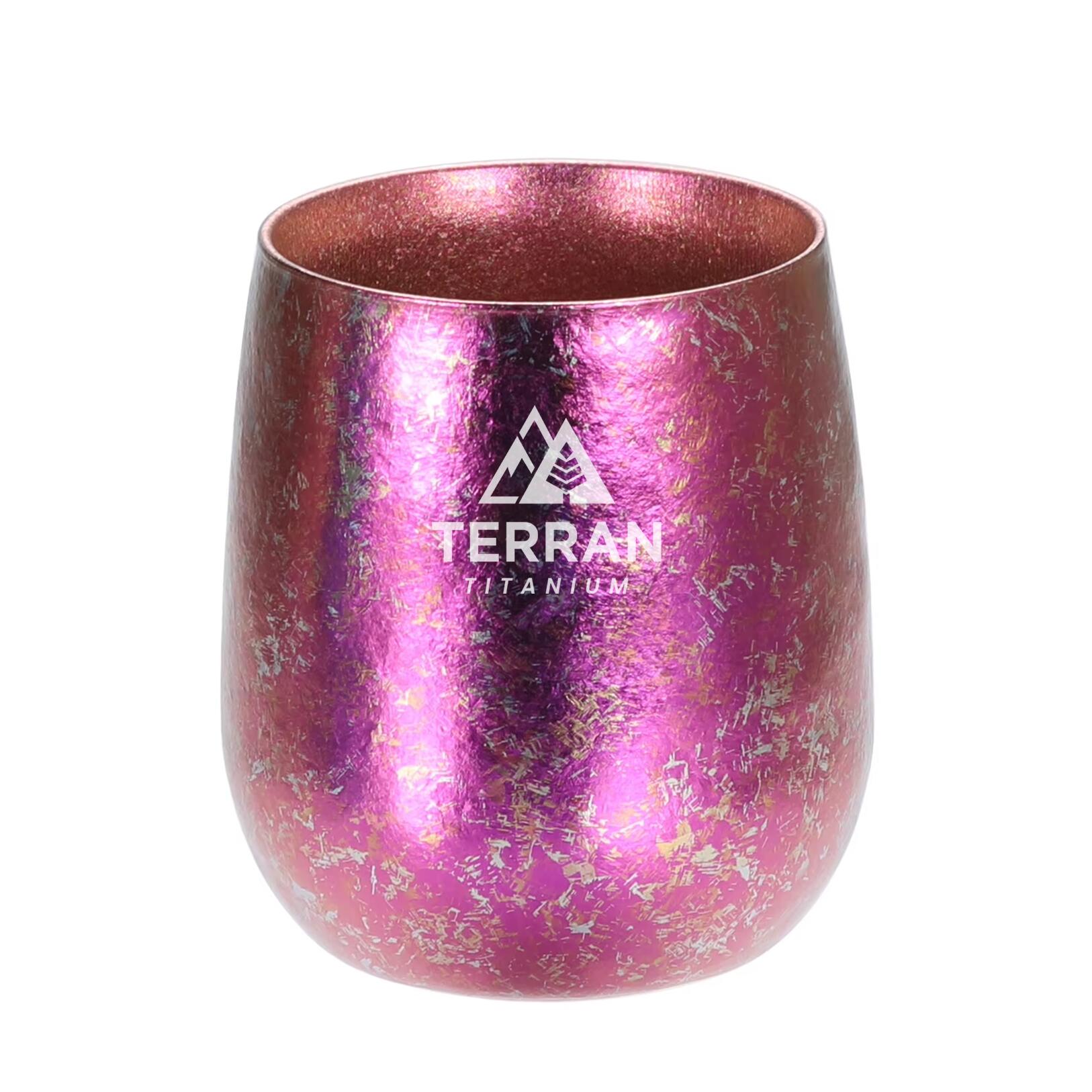 TERRAN Titanium Double Wall Cup 255ml - Crystal Finish