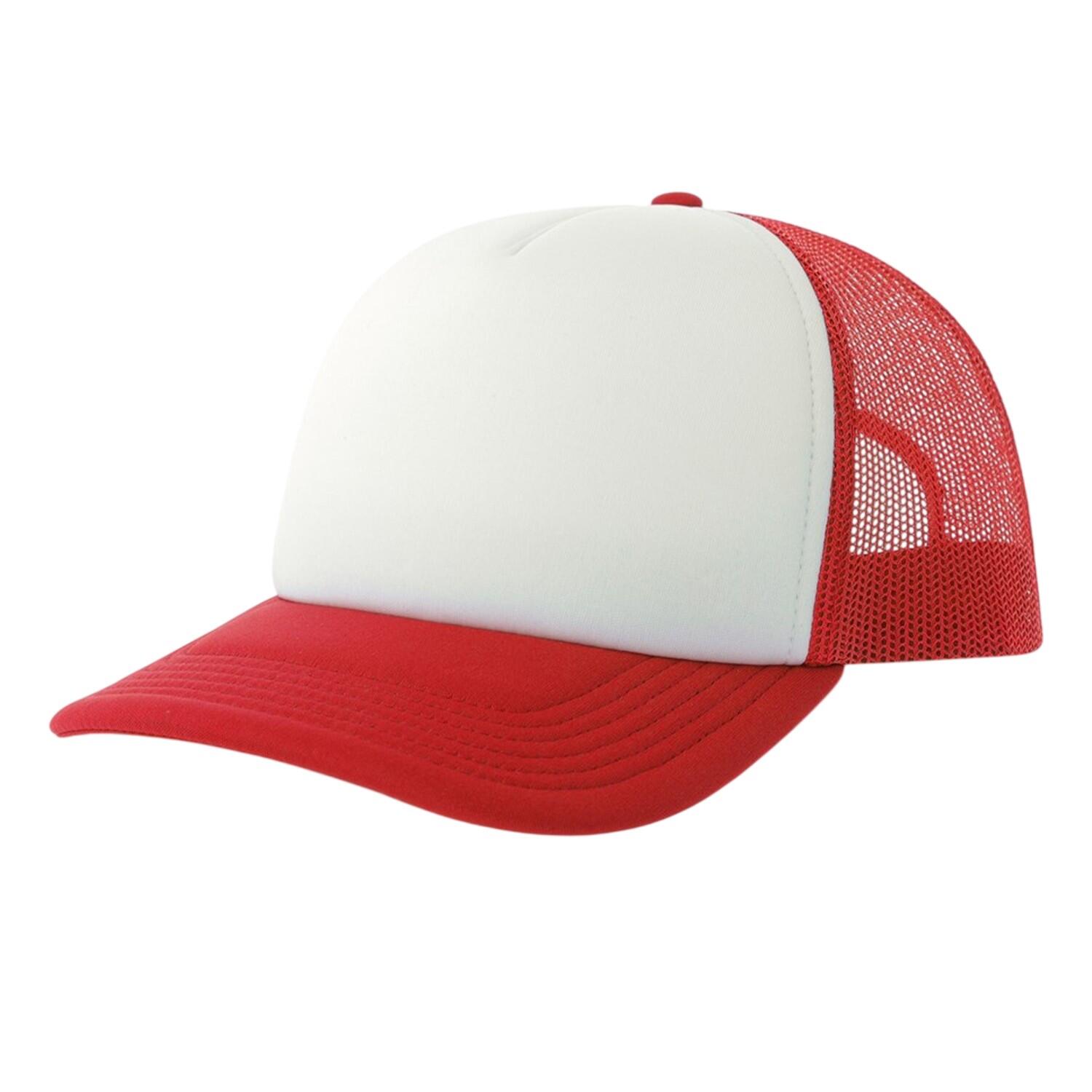Atlantis Unisex Adult Rapper-S 5 Panel Recycled Mid Visor Trucker Cap
